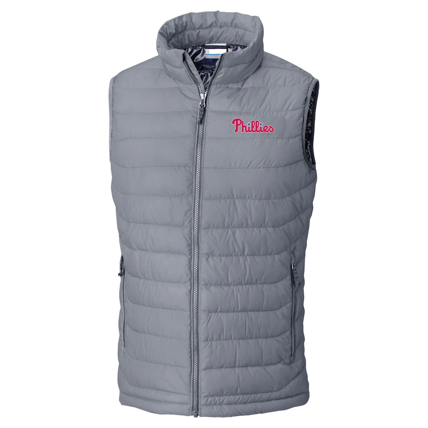 Columbia Philadelphia Phillies Omni-Heat Powder Lite Full-Zip Vest