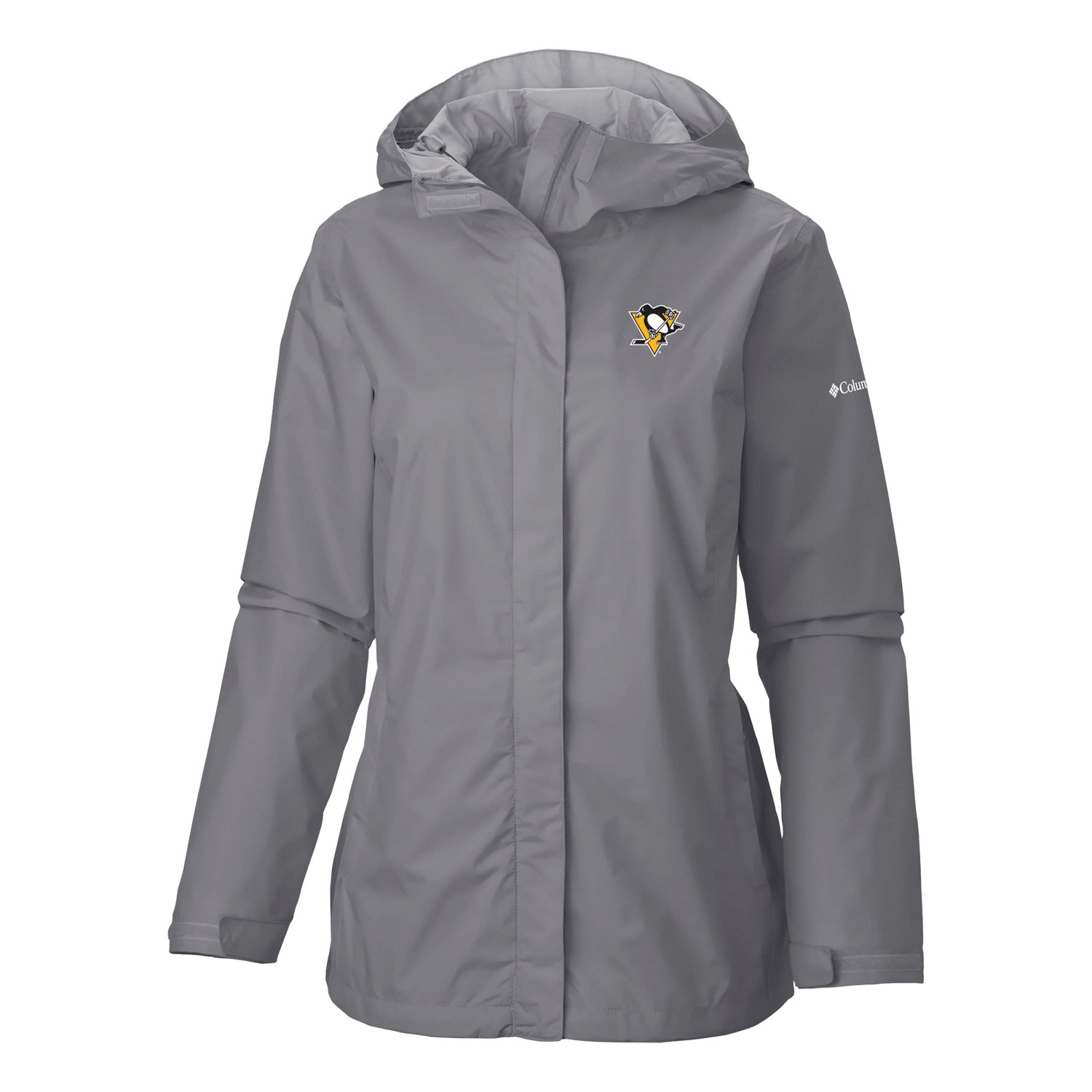 Columbia Pittsburgh Penguins Arcadia Omni-Tech Full-Zip Hooded Rain Jacket - view number 2