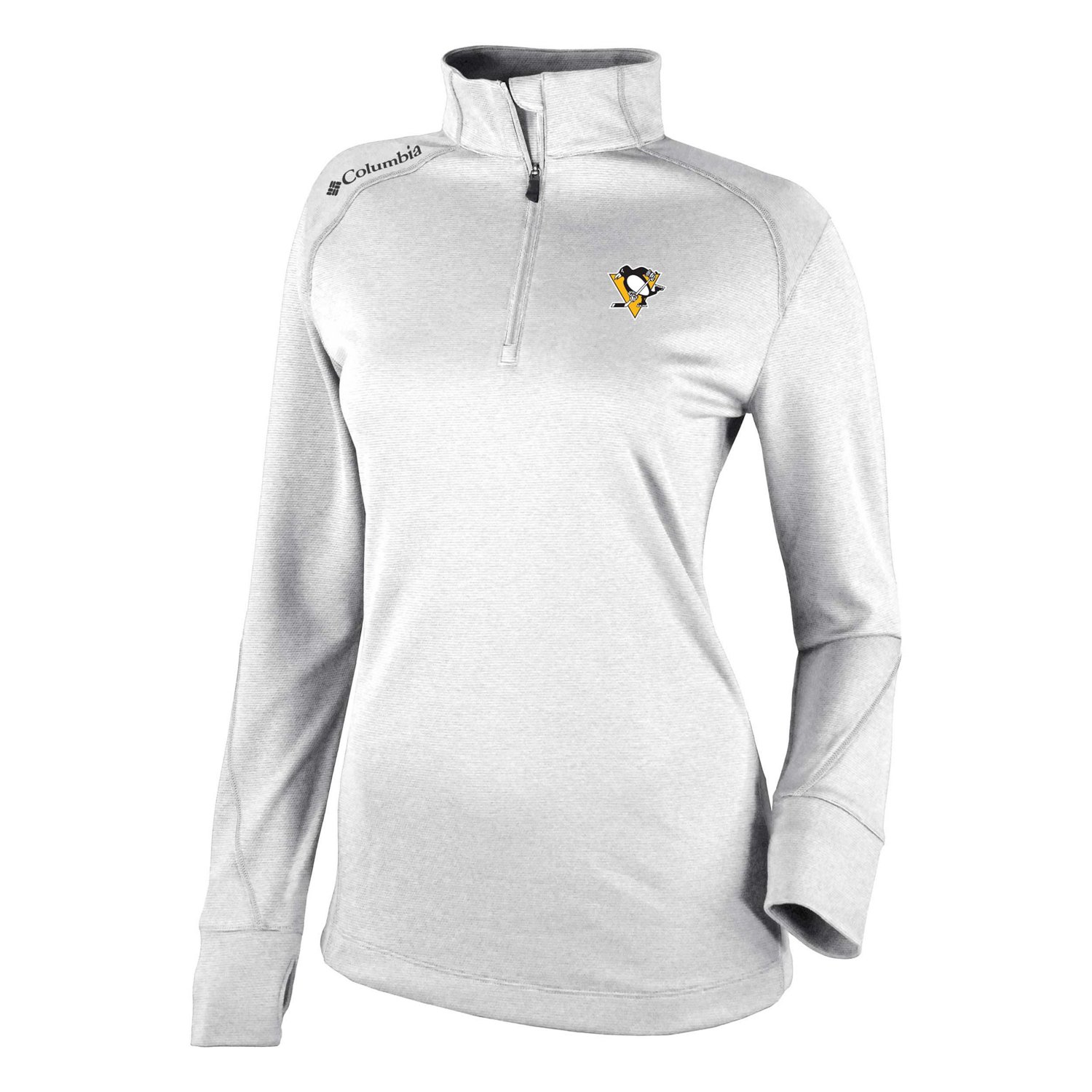 Columbia Pittsburgh Penguins Shotgun Omni-Wick 20 Raglan Quarter-Zip Top - view number 2