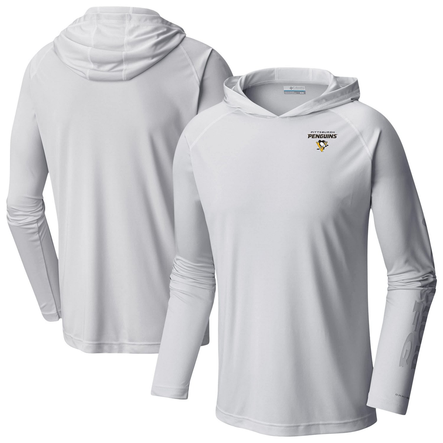 Columbia Pittsburgh Penguins Terminal Tackle Omni-Shade Raglan Pullover Hoodie