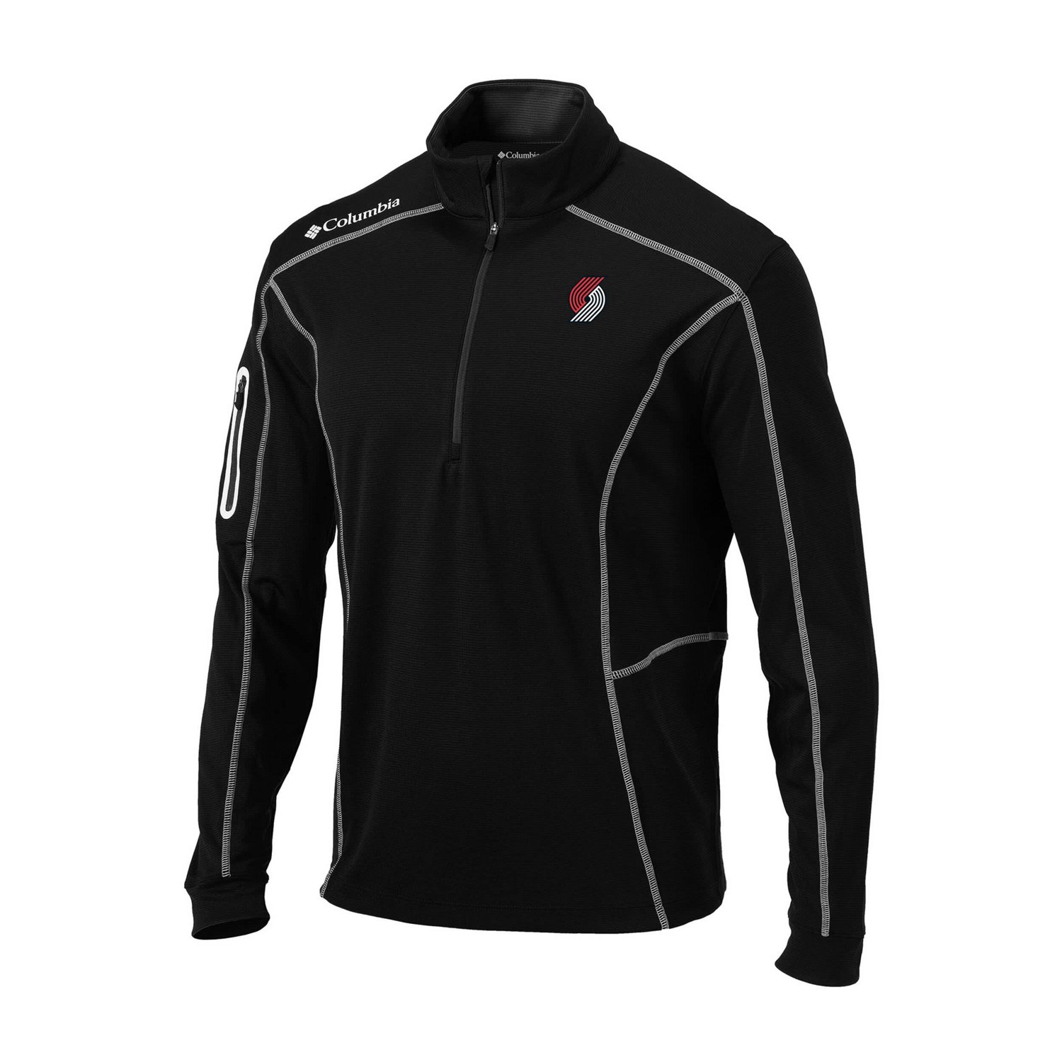 Columbia Portland Trail Blazers Omni-Wick Shotgun Quarter-Zip Jacket - view number 2