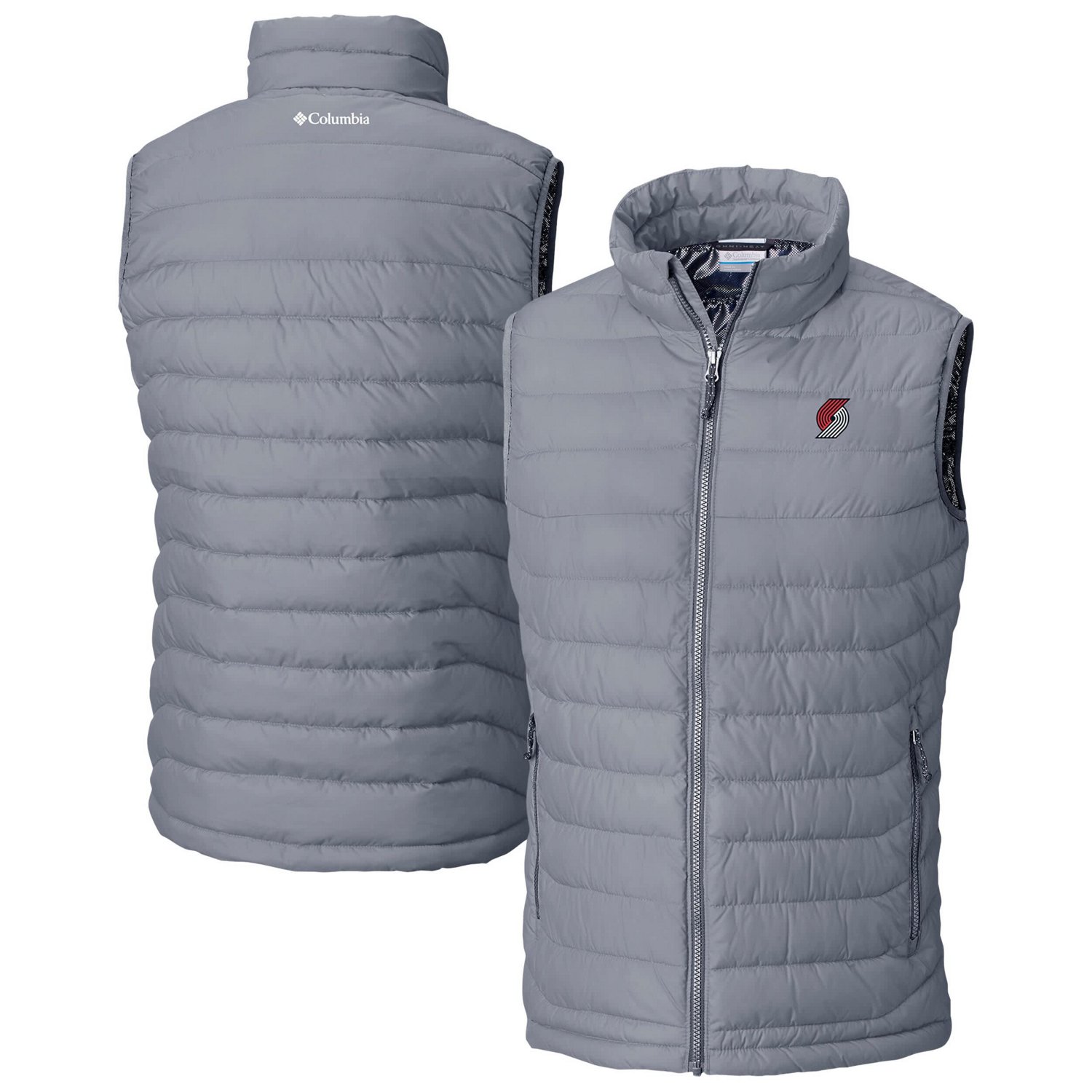 Columbia Portland Trail Blazers Powder Lite Omni-Heat Reflective Full-Zip Vest
