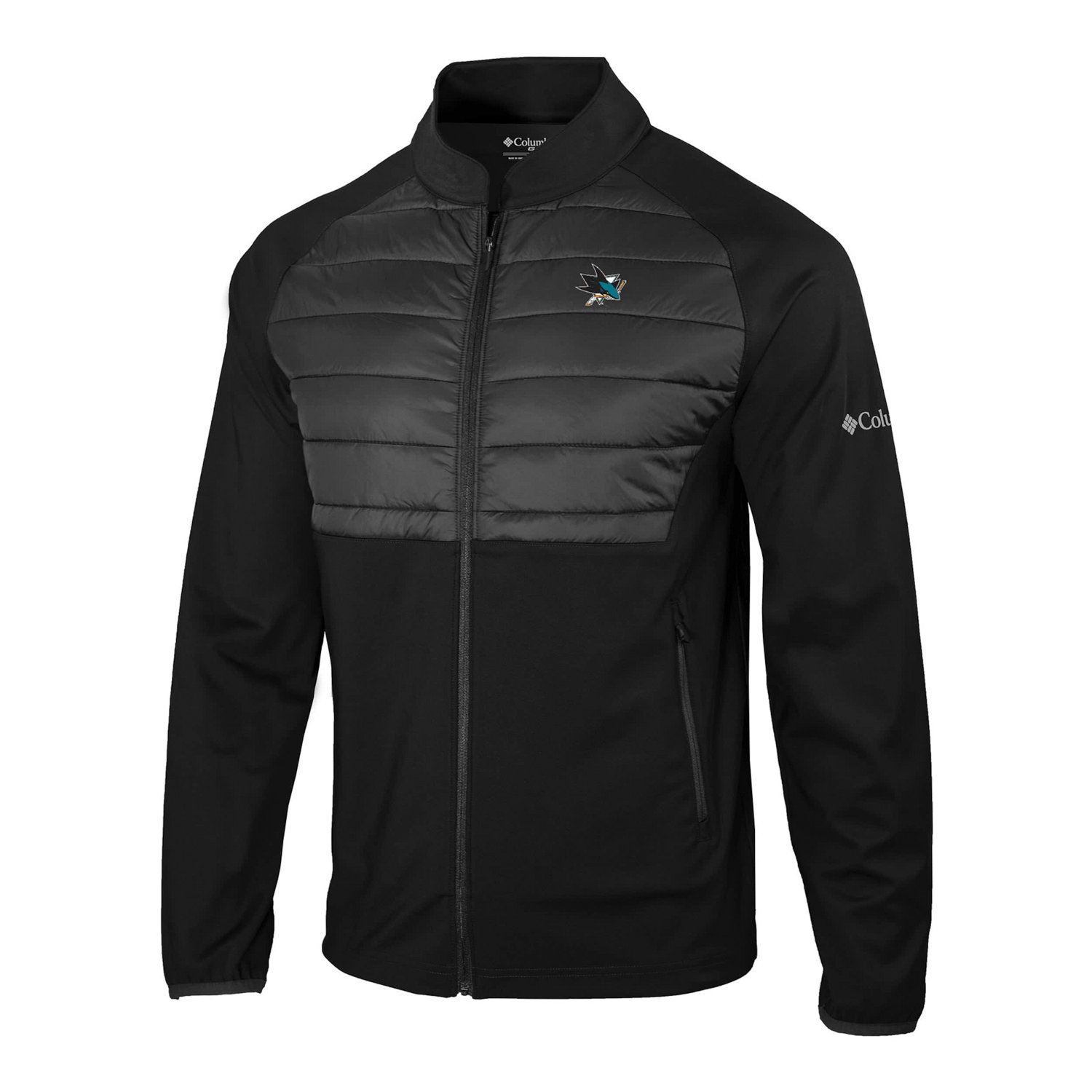 Columbia San Jose Sharks In The Element Full-Zip Omni-Wick Jacket - view number 2