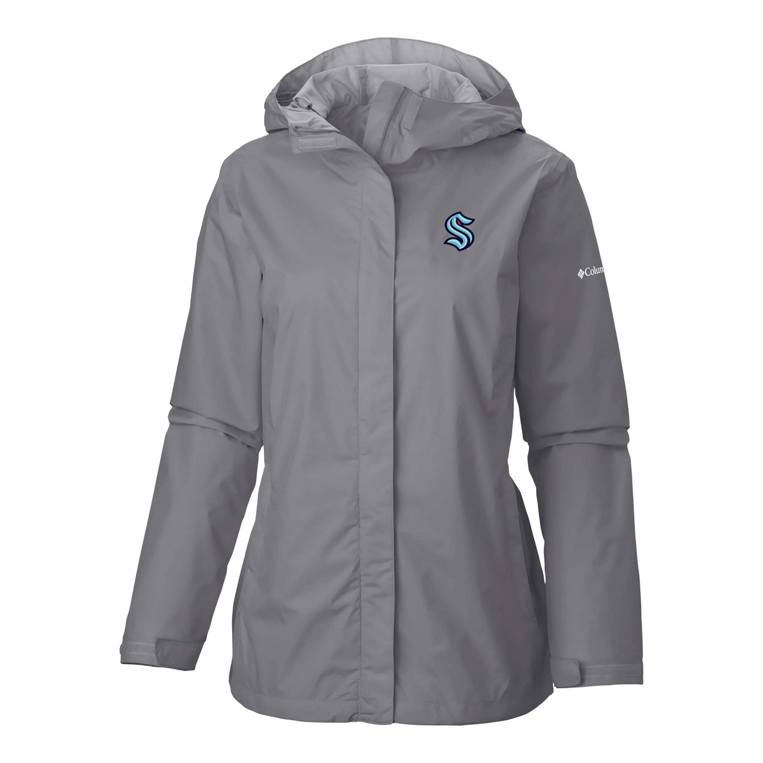 Columbia Seattle Kraken Arcadia Omni-Tech Full-Zip Hooded Rain Jacket - view number 2