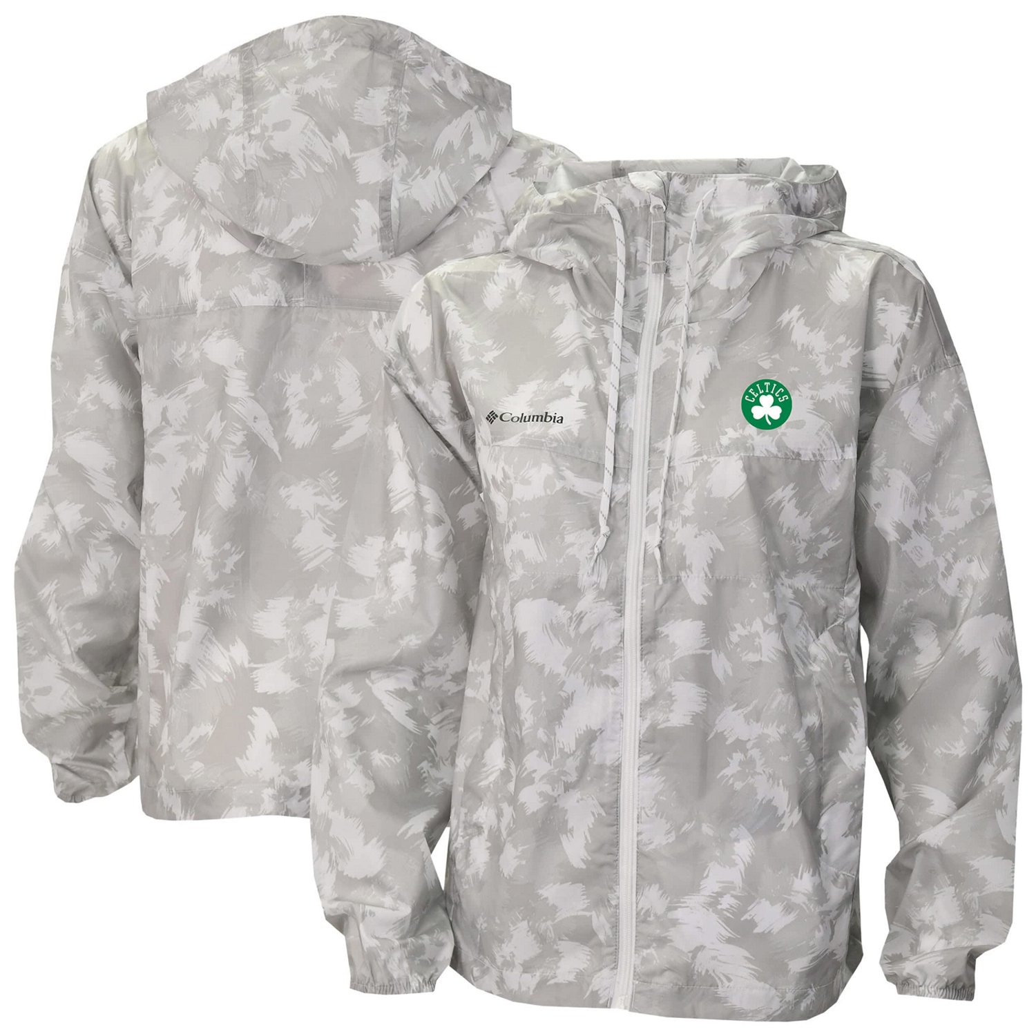 Columbia Sportswear Men’s Boston Celtics Flash Challenger II Omni-Shade Full-Zip Windbreaker - view number 1