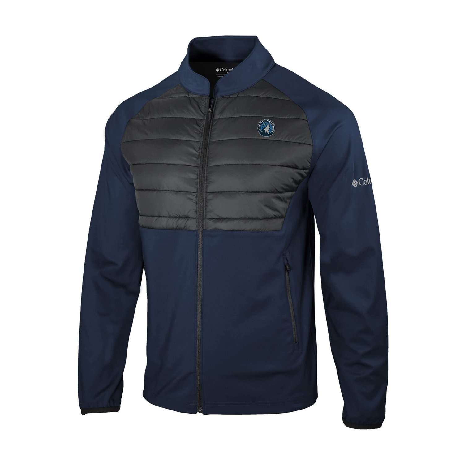 Columbia Sportswear Men’s Minnesota Timberwolves Omni-Wick In The Element Full-Zip Jacket - view number 2