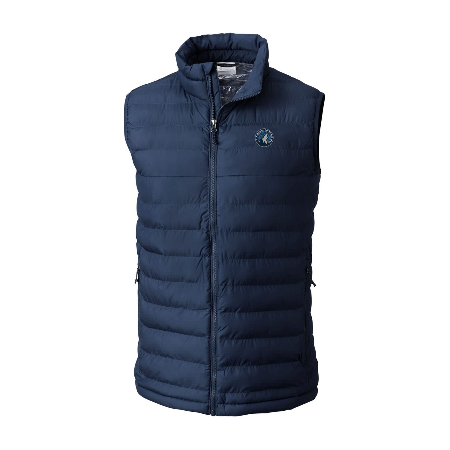 Columbia Sportswear Men’s Minnesota Timberwolves Powder Lite Omni-Heat Reflective Full-Zip Vest - view number 2