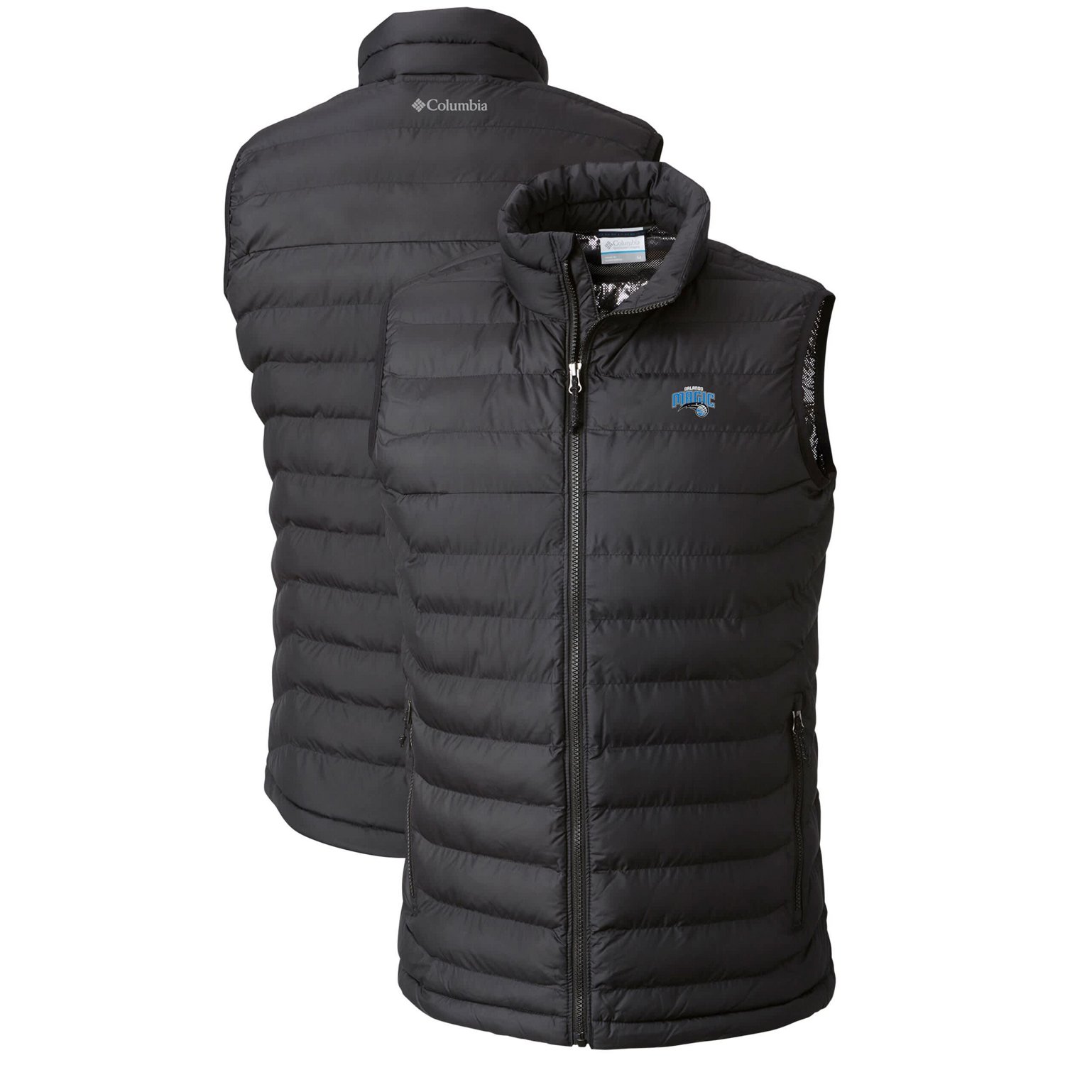 Columbia Sportswear Men's Orlando Magic Powder Lite Omni-Heat Reflective Full Zip Vest