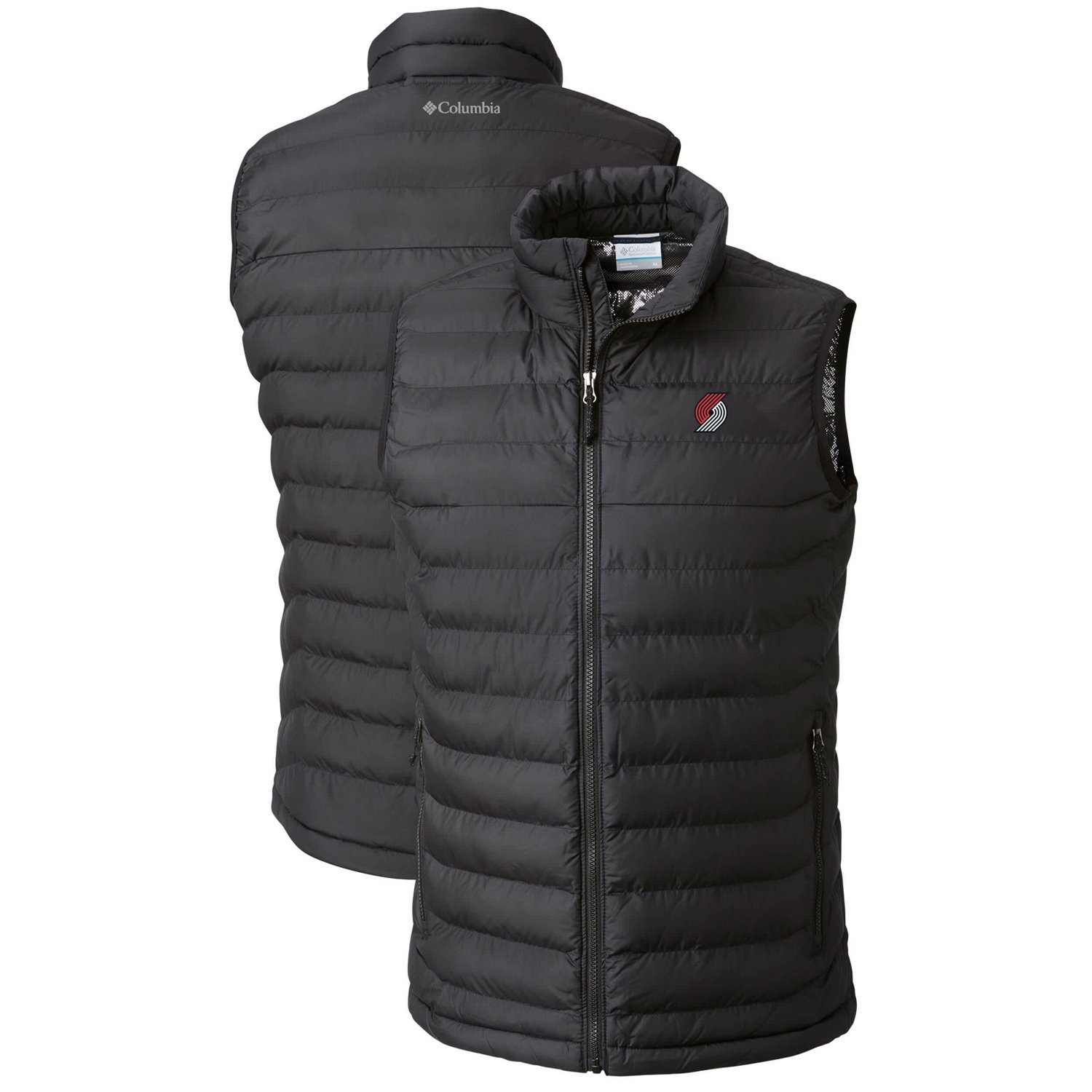 Columbia Sportswear Men's Portland Trail Blazers Powder Lite Omni-Heat Reflective Full Zip Vest