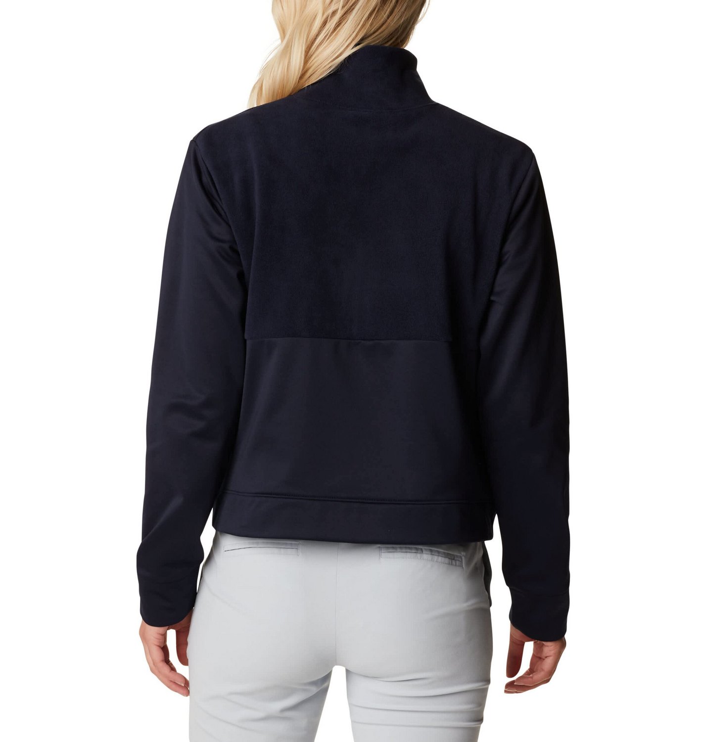 Columbia Sportswear Women's Utah Jazz Omni-Wick Cropped River Fleece Full Zip Jacket  - view number 2