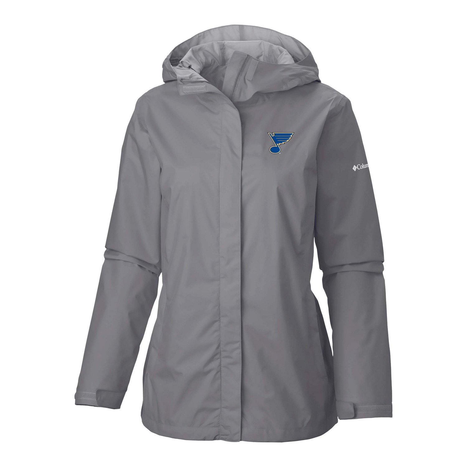 Columbia St Louis Blues Arcadia Omni-Tech Full-Zip Hooded Rain Jacket
