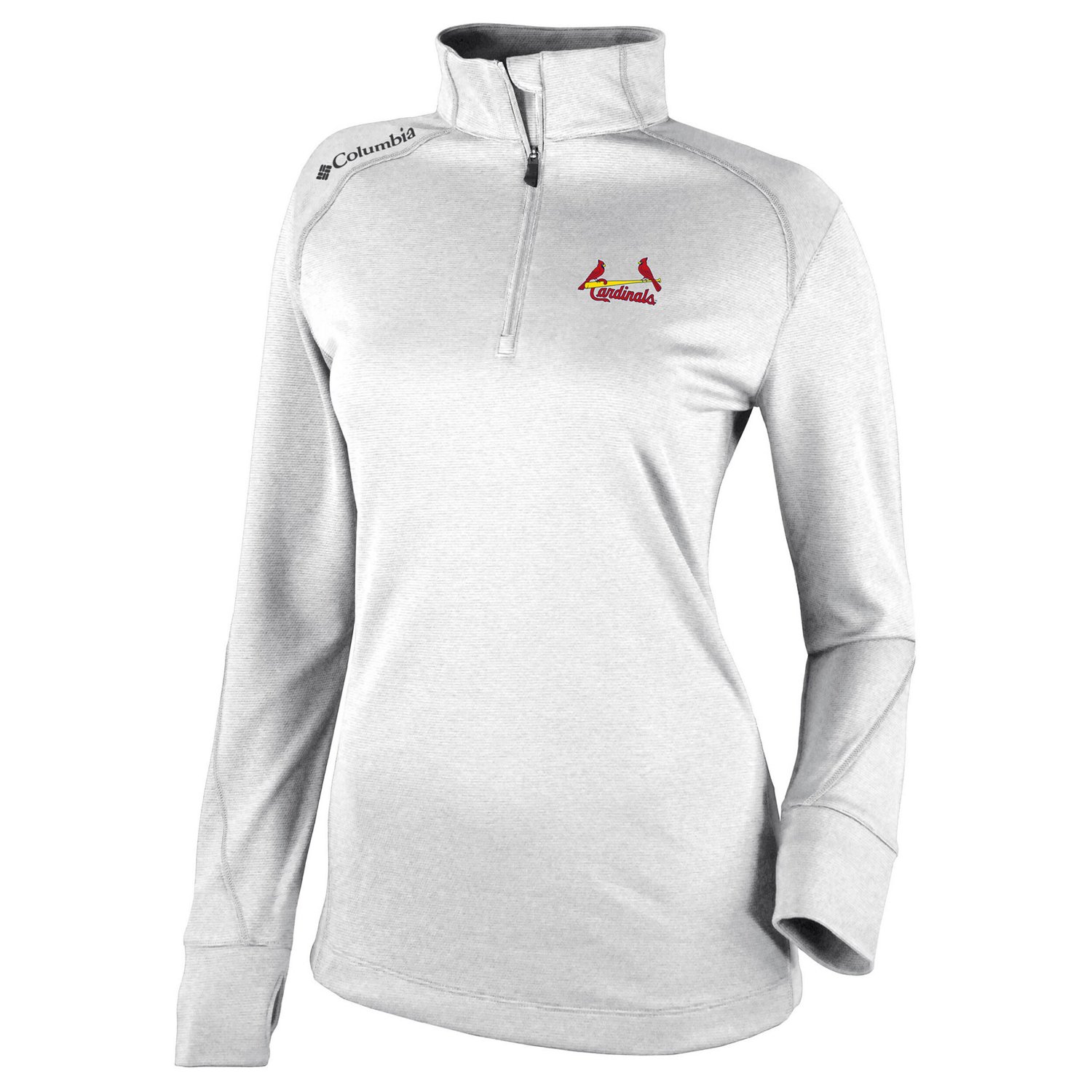 Columbia St Louis Cardinals Cooperstown Collection Shotgun 20 Omni-Wick Quarter-Zip Top - view number 2