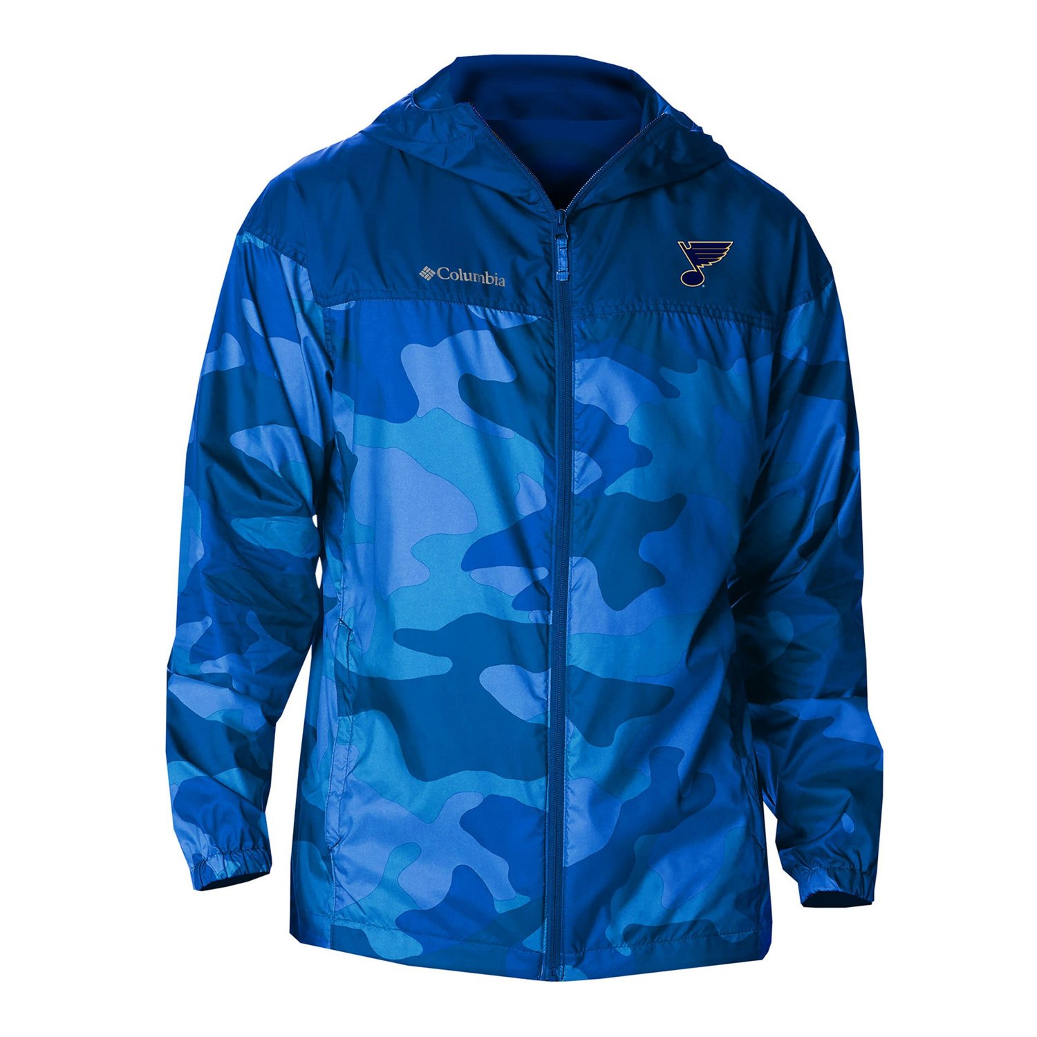 Columbia St Louis s Camo Flash Challenger Omni-Shade Full-Zip Hoodie Windbreaker Jacket - view number 2
