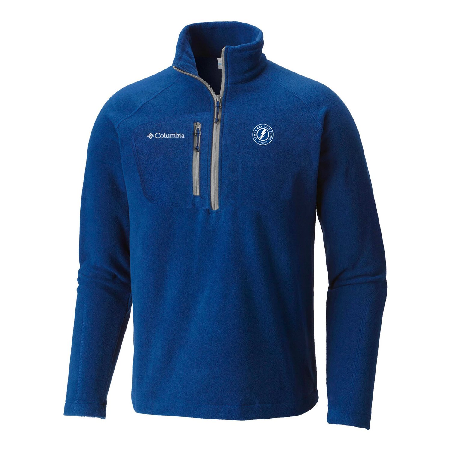 Columbia Tampa Bay Lightning Fast Trek III Raglan Half-Zip Fleece Jacket