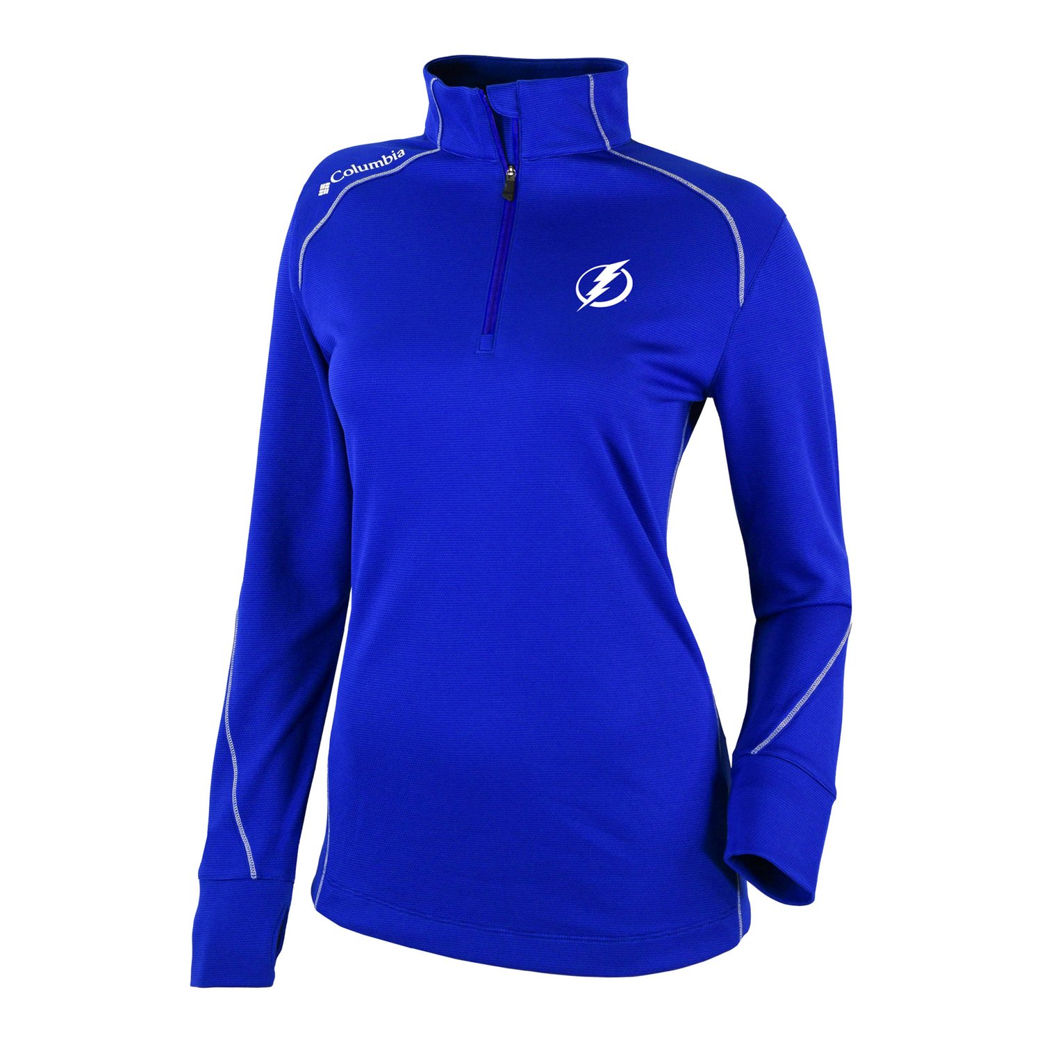 Columbia Tampa Bay Lightning Shotgun Omni-Wick 20 Raglan Quarter-Zip Top - view number 2