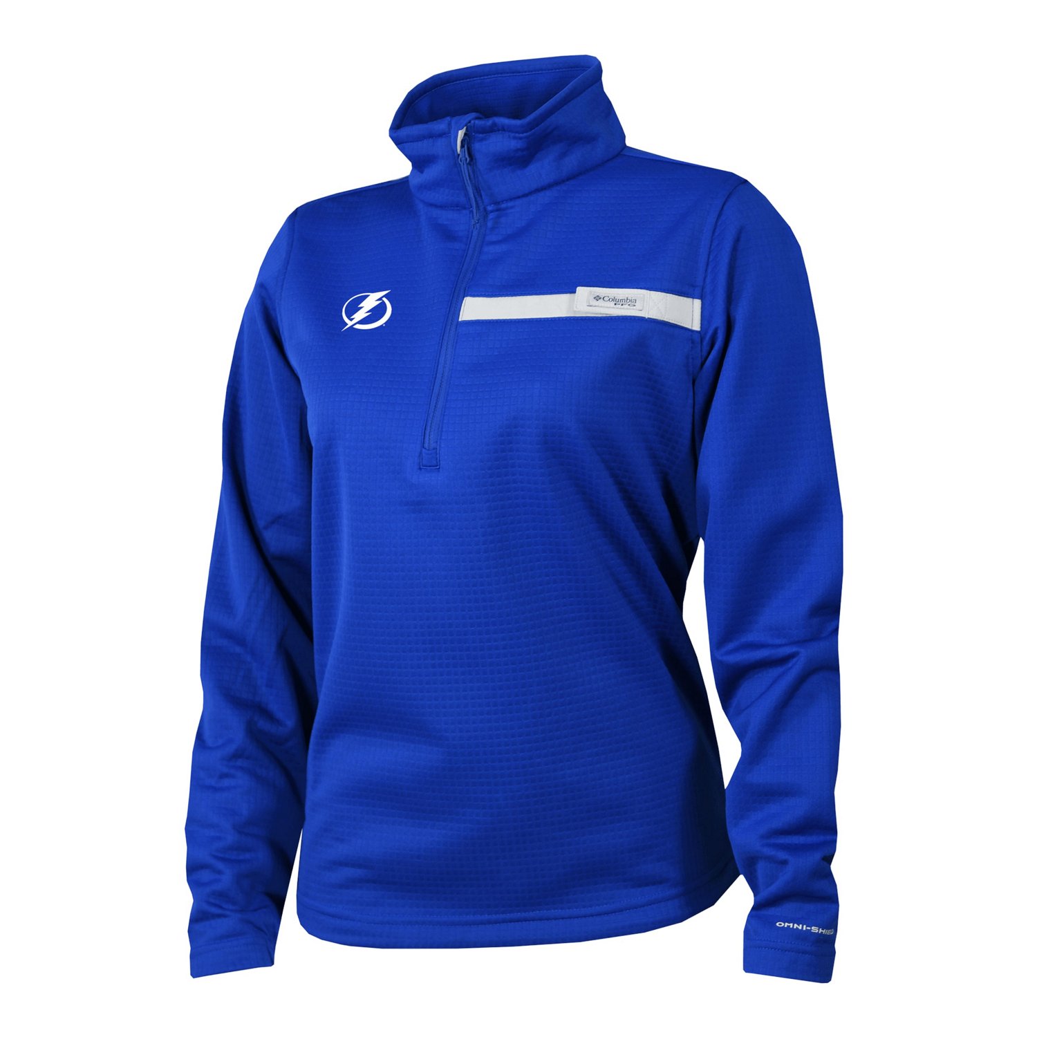 Columbia Tampa Bay Lightning Skiff Guide Fleece Omni-Shade Quarter-Zip Jacket - view number 2