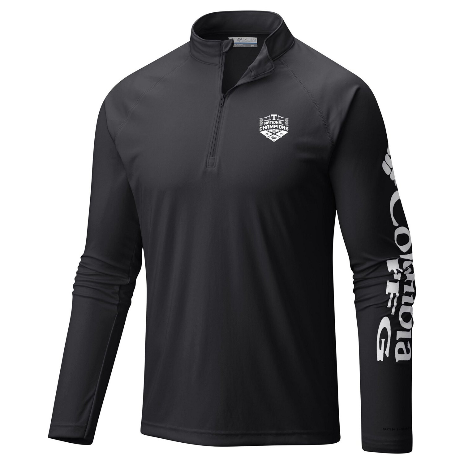 Columbia Tennessee Volunteers 2024 NCAA Baseball College World Series National Champions Terminal Tackle Quarter-Zip Pullover    - view number 2