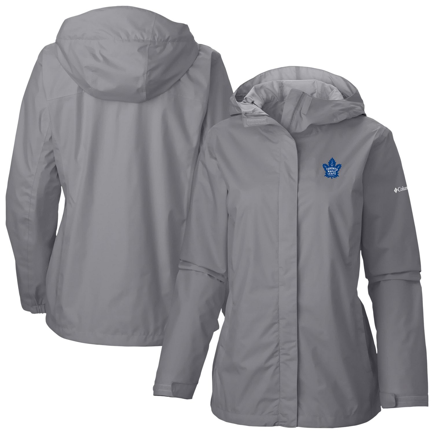 Columbia Toronto Maple Leafs Arcadia Omni-Tech Full-Zip Hooded Rain Jacket - view number 1