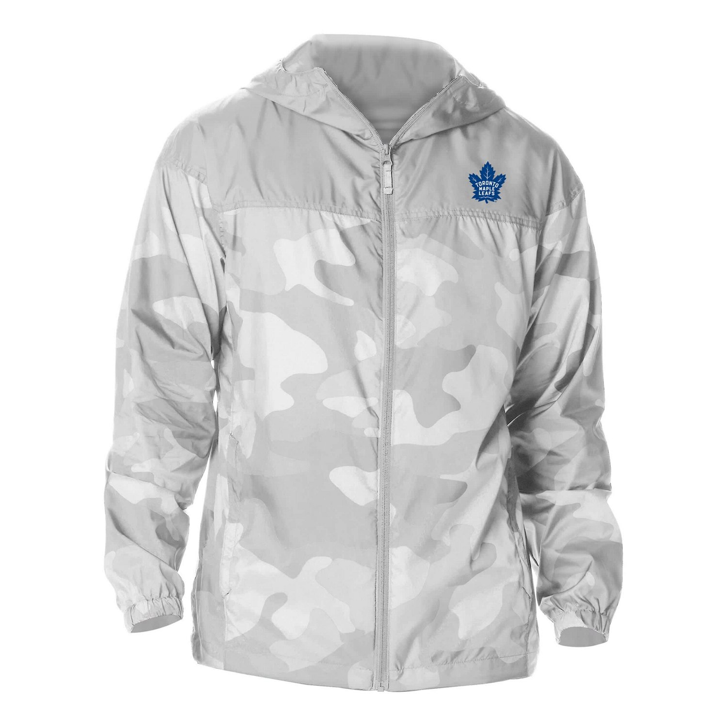 Columbia Toronto Maple Leafs Camo Flash Challenger Omni-Shade Full-Zip Hoodie Windbreaker Jacket - view number 2