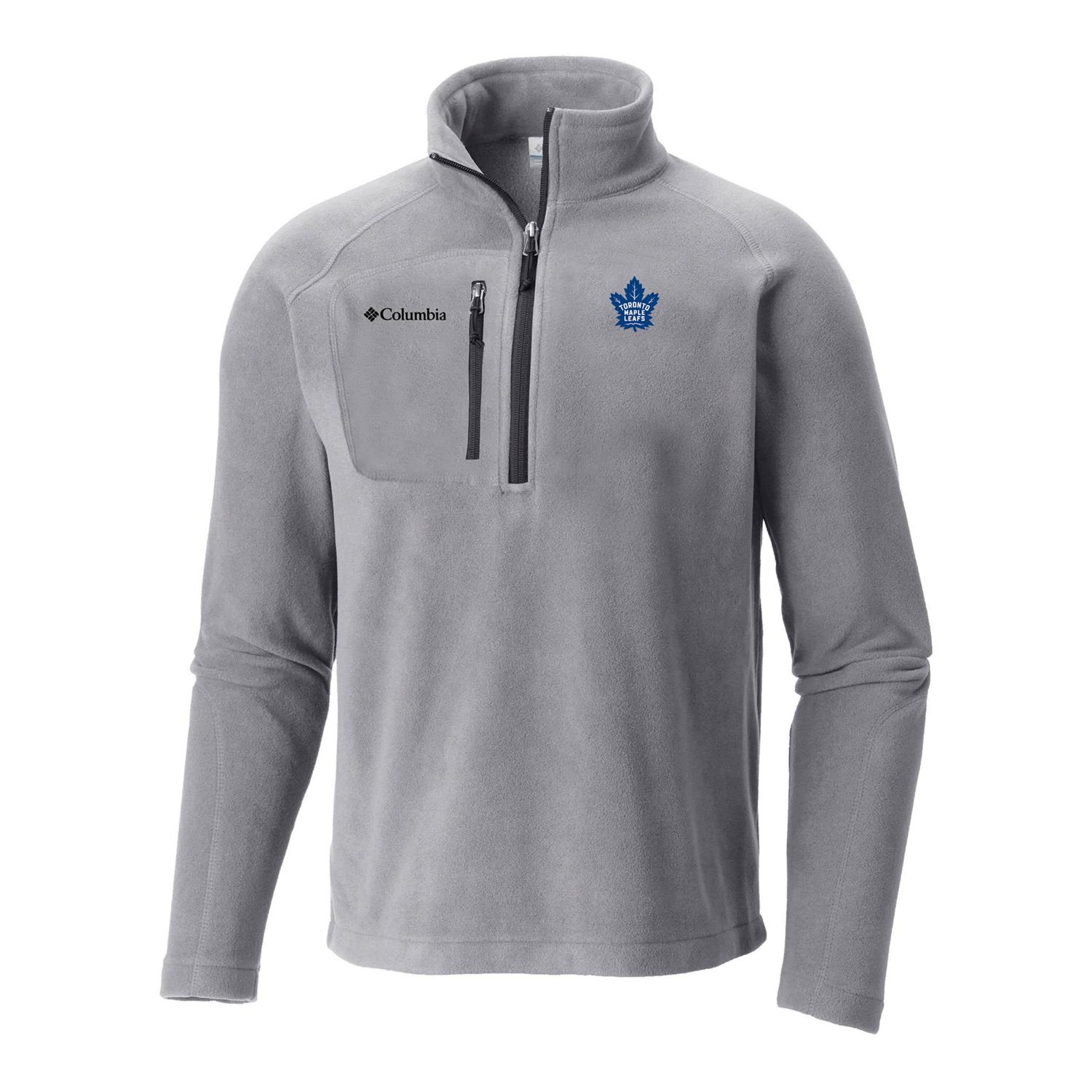 Columbia Toronto Maple Leafs Fast Trek III Raglan Half-Zip Fleece Jacket - view number 2