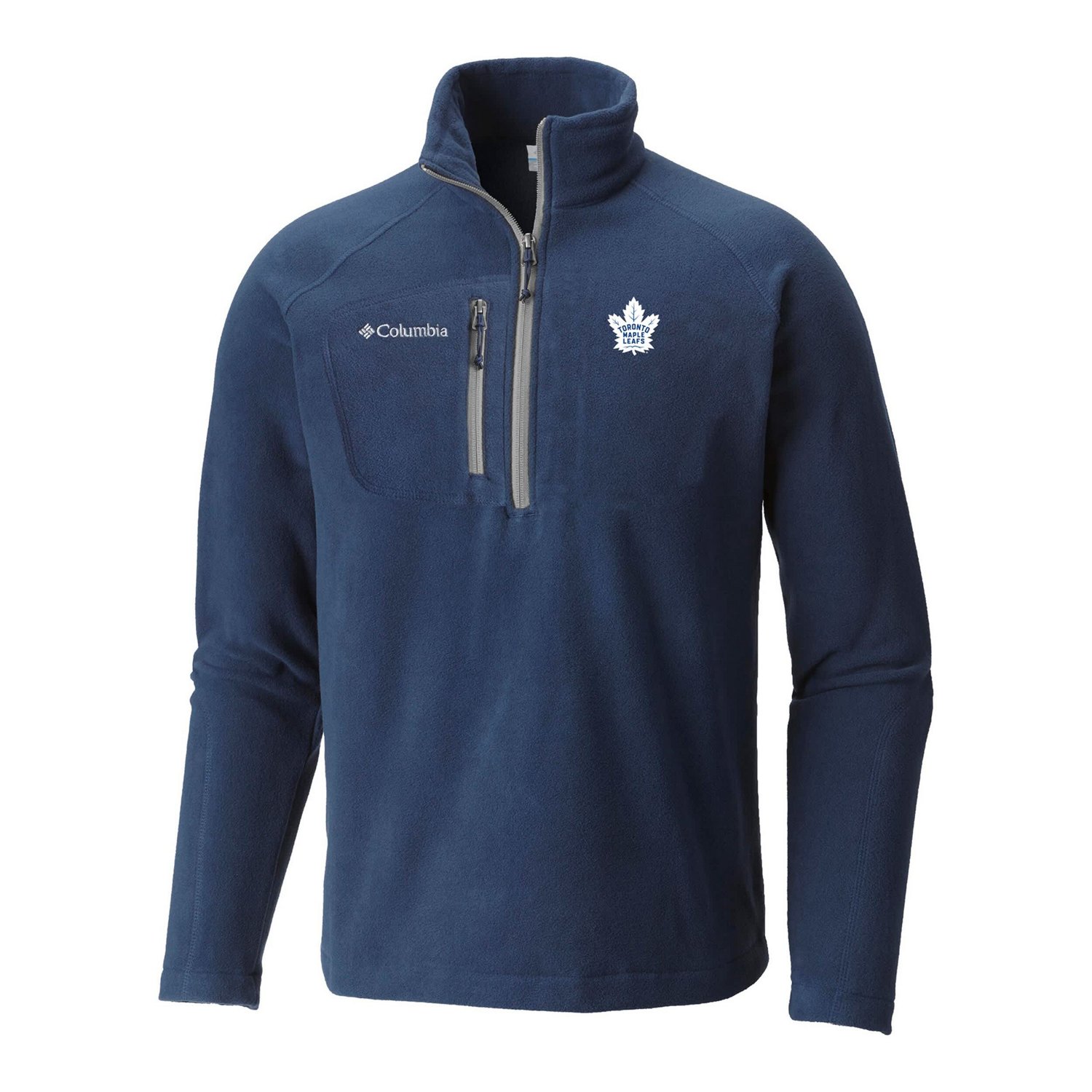 Columbia Toronto Maple Leafs Fast Trek III Raglan Half-Zip Fleece Jacket - view number 2