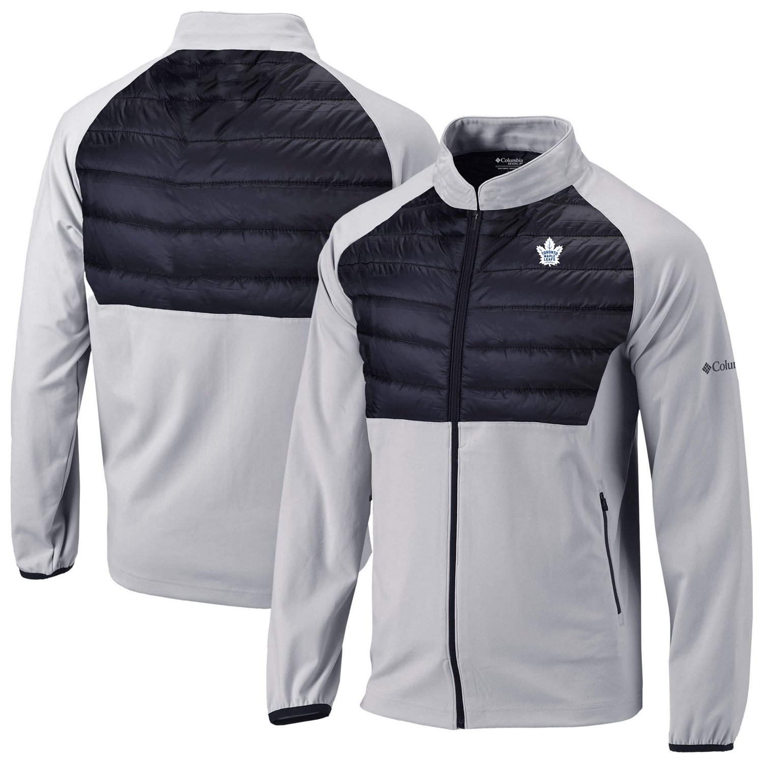 Columbia Toronto Maple Leafs In The Element Full-Zip Raglan Omni-Wick Jacket - view number 1