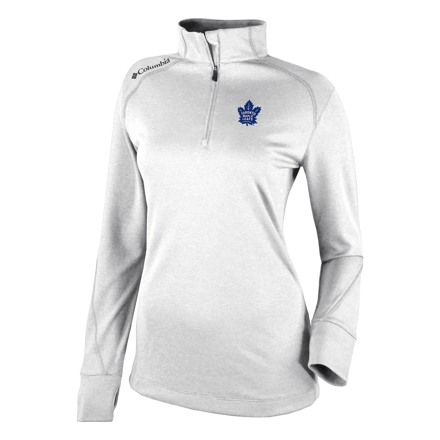 Columbia Toronto Maple Leafs Omni-Wick Shotgun 20 Quarter-Zip Pullover Top - view number 2
