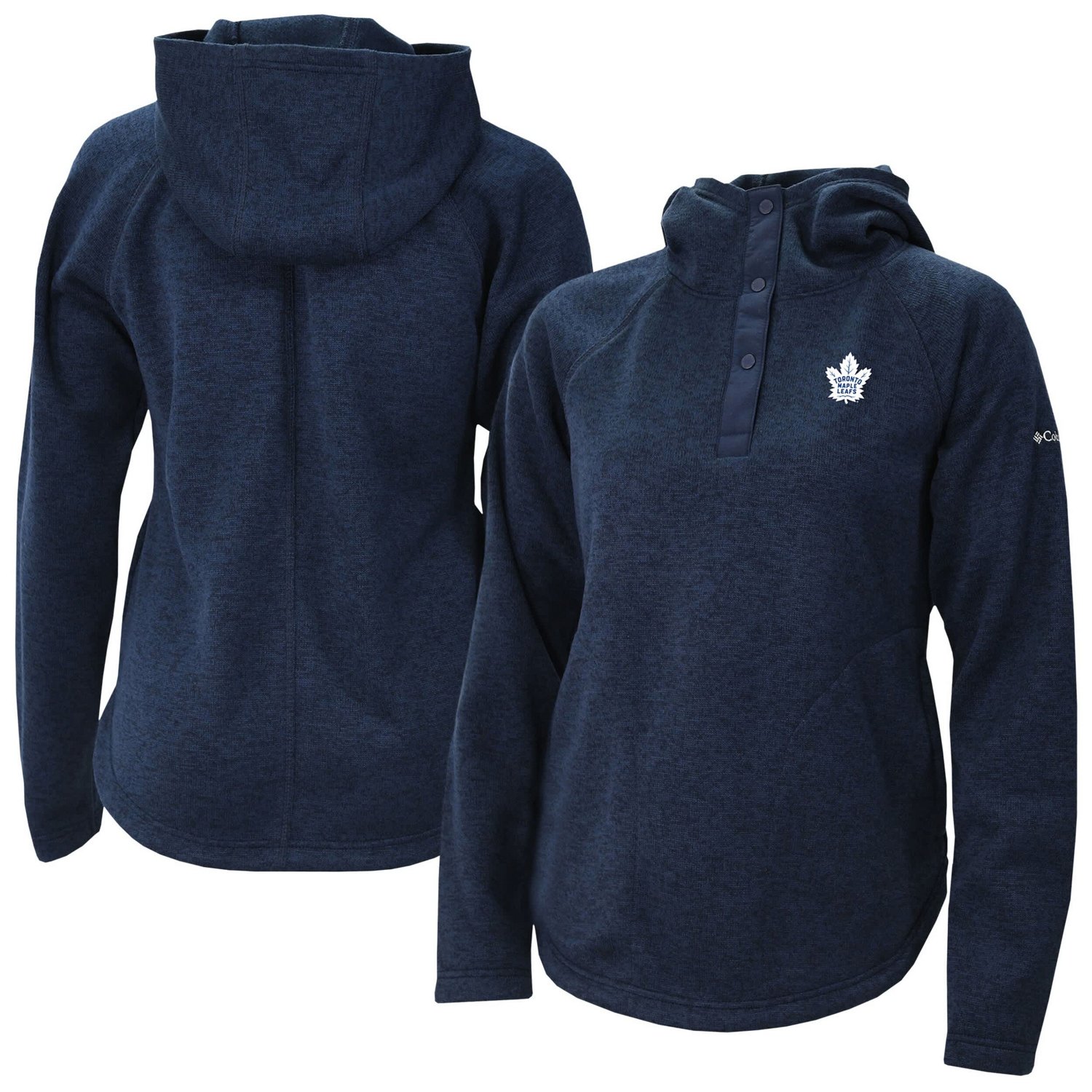 Columbia Toronto Maple Leafs Sweater Weather Quarter-Snap Hoodie - view number 1