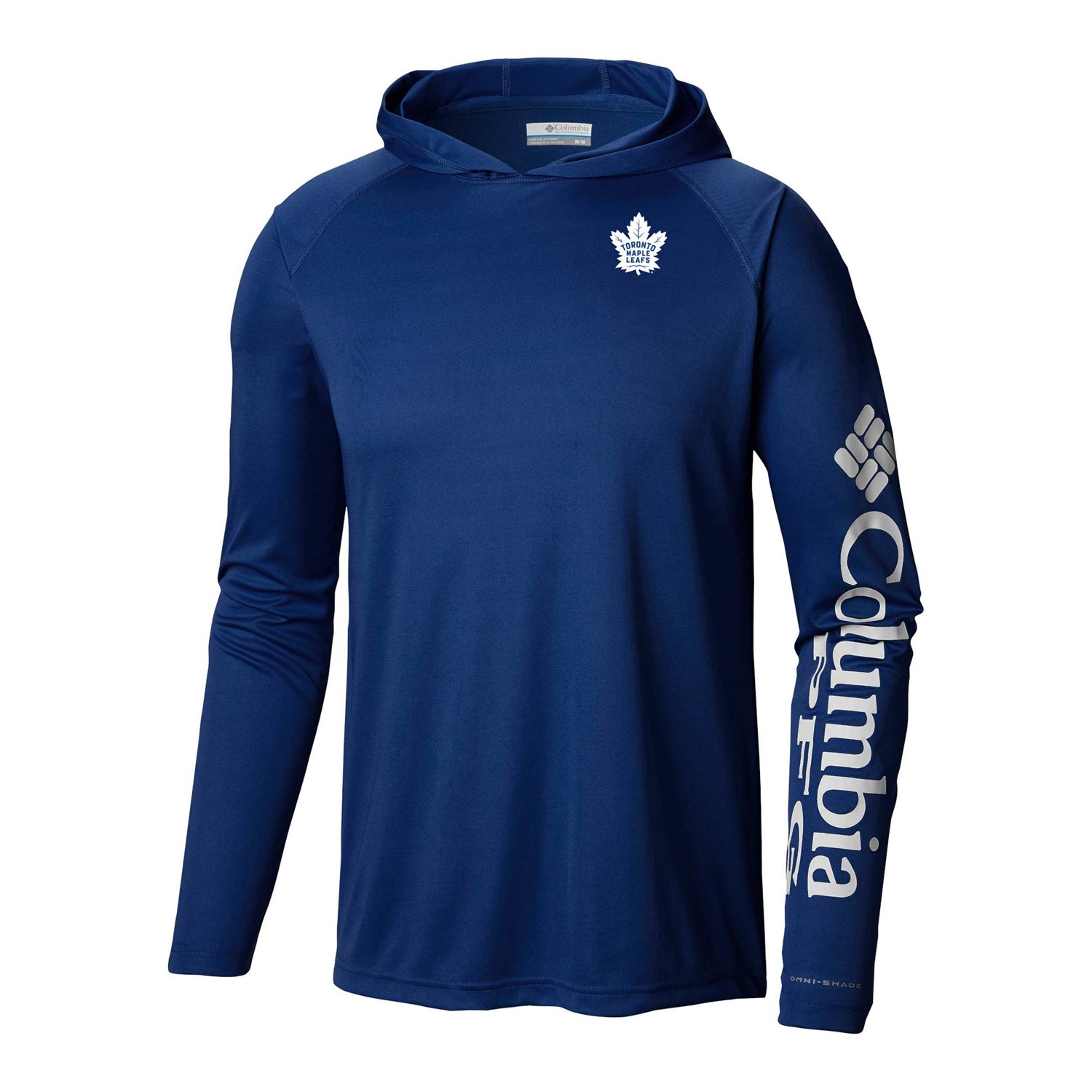 Columbia Toronto Maple Leafs Terminal Tackle Omni-Shade Raglan Pullover Hoodie - view number 2