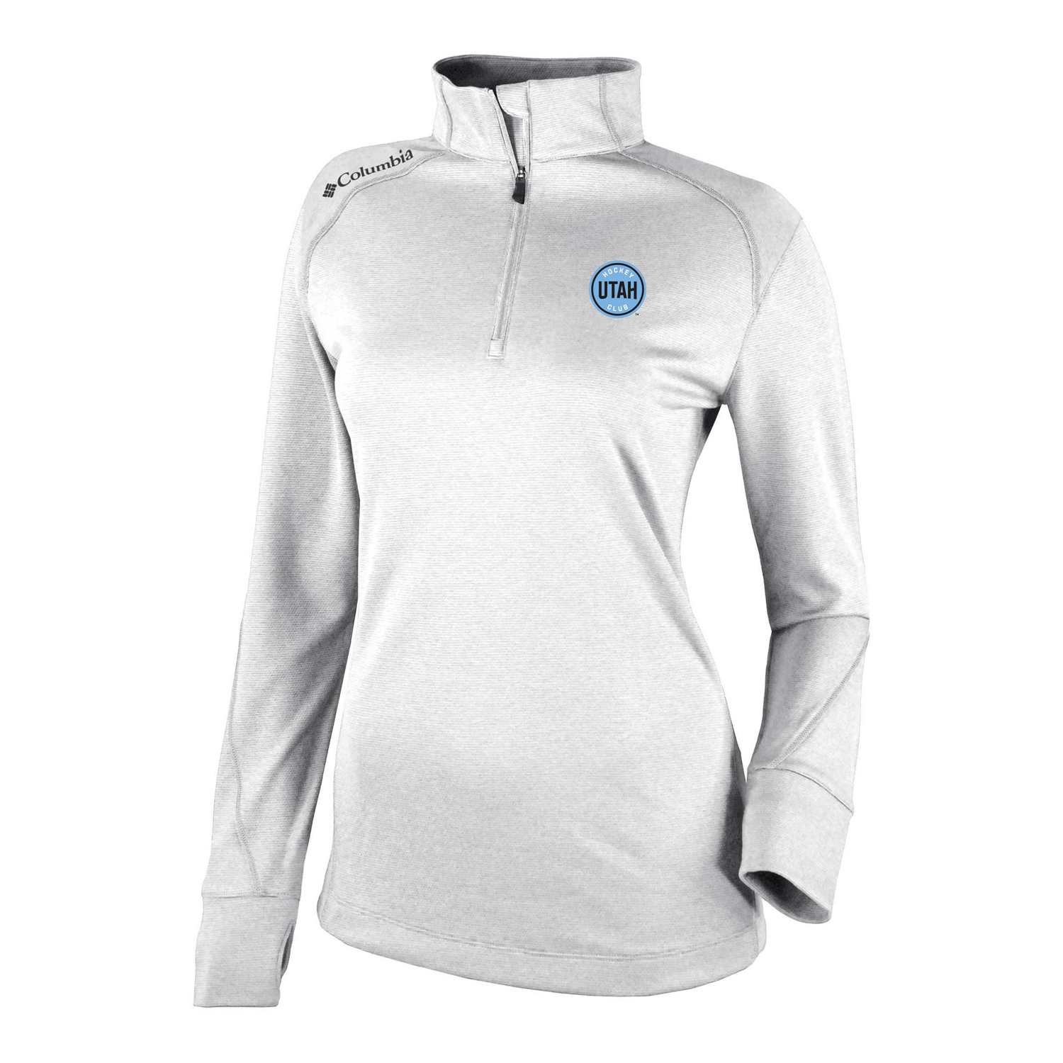 Columbia Utah Hockey Club Shotgun Omni-Wick 20 Raglan Quarter-Zip Top                                                            - view number 2