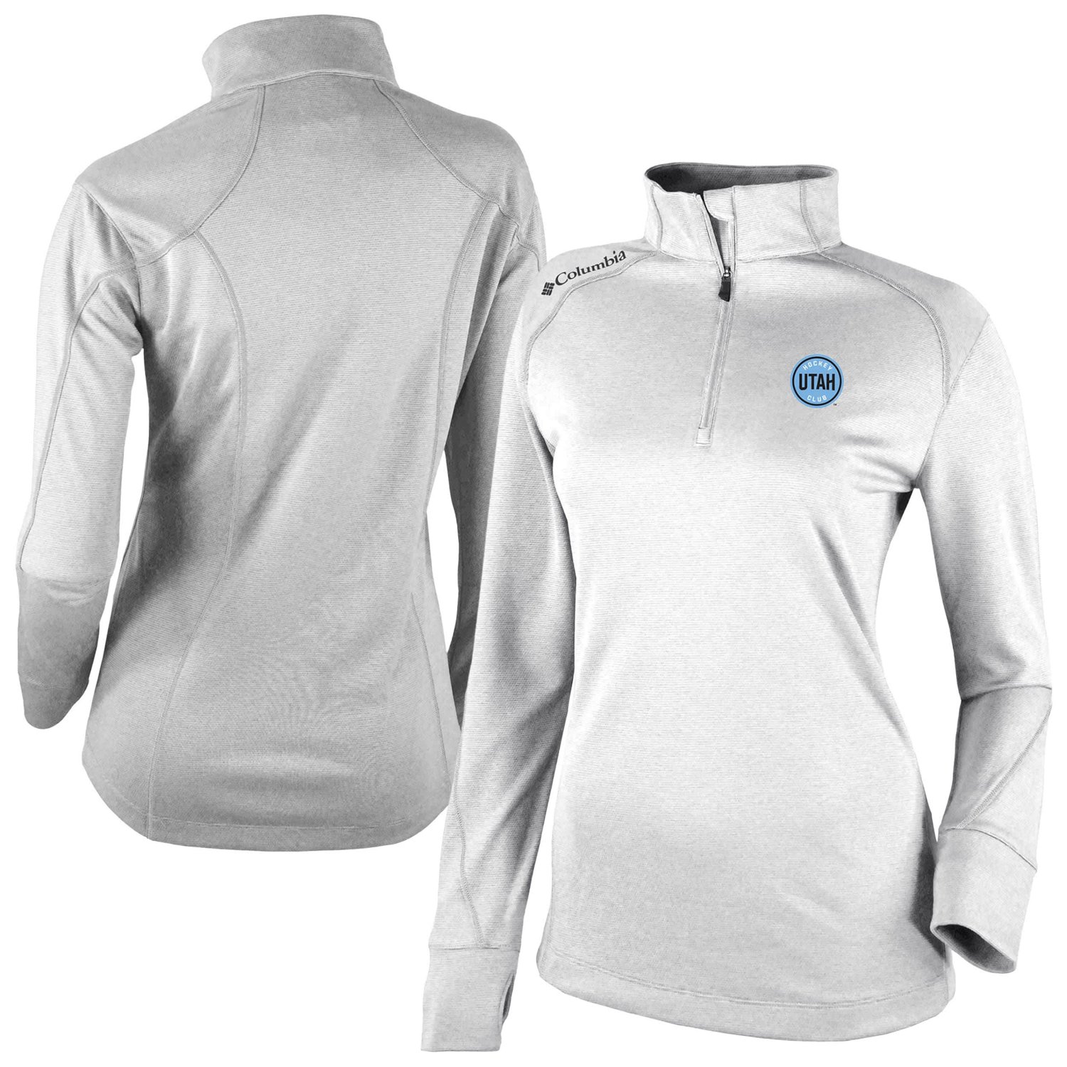 Columbia Utah Hockey Club Shotgun Omni-Wick 20 Raglan Quarter-Zip Top                                                            - view number 1