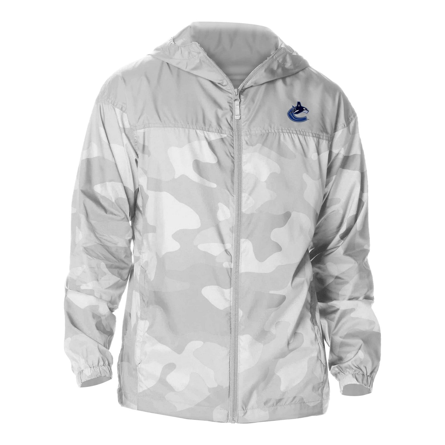 Columbia Vancouver Canucks Camo Flash Challenger Omni-Shade Full-Zip Hoodie Windbreaker - view number 2