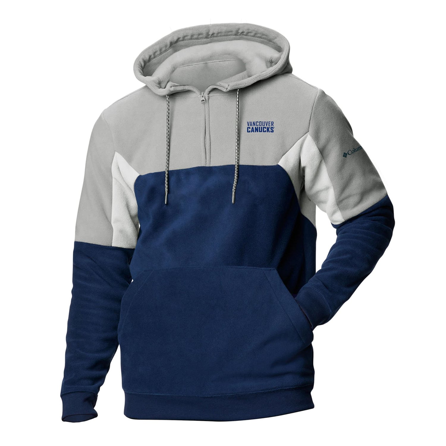 Columbia Vancouver Canucks Lodge Fleece Quarter-Zip Hoodie - view number 2