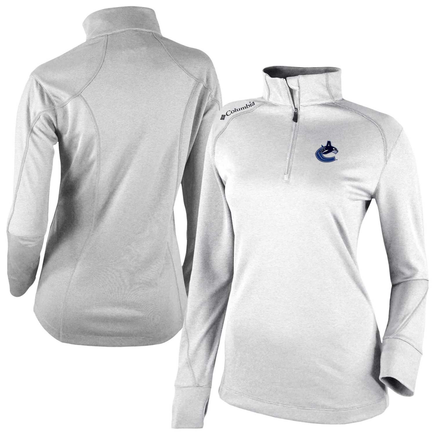 Columbia Vancouver Canucks Omni-Wick Shotgun 20 Quarter-Zip Pullover Top                                                         - view number 1