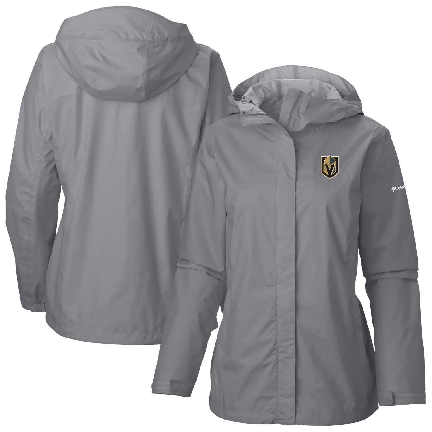 Columbia Vegas Golden Knights Arcadia Omni-Tech Full-Zip Hooded Rain Jacket - view number 1