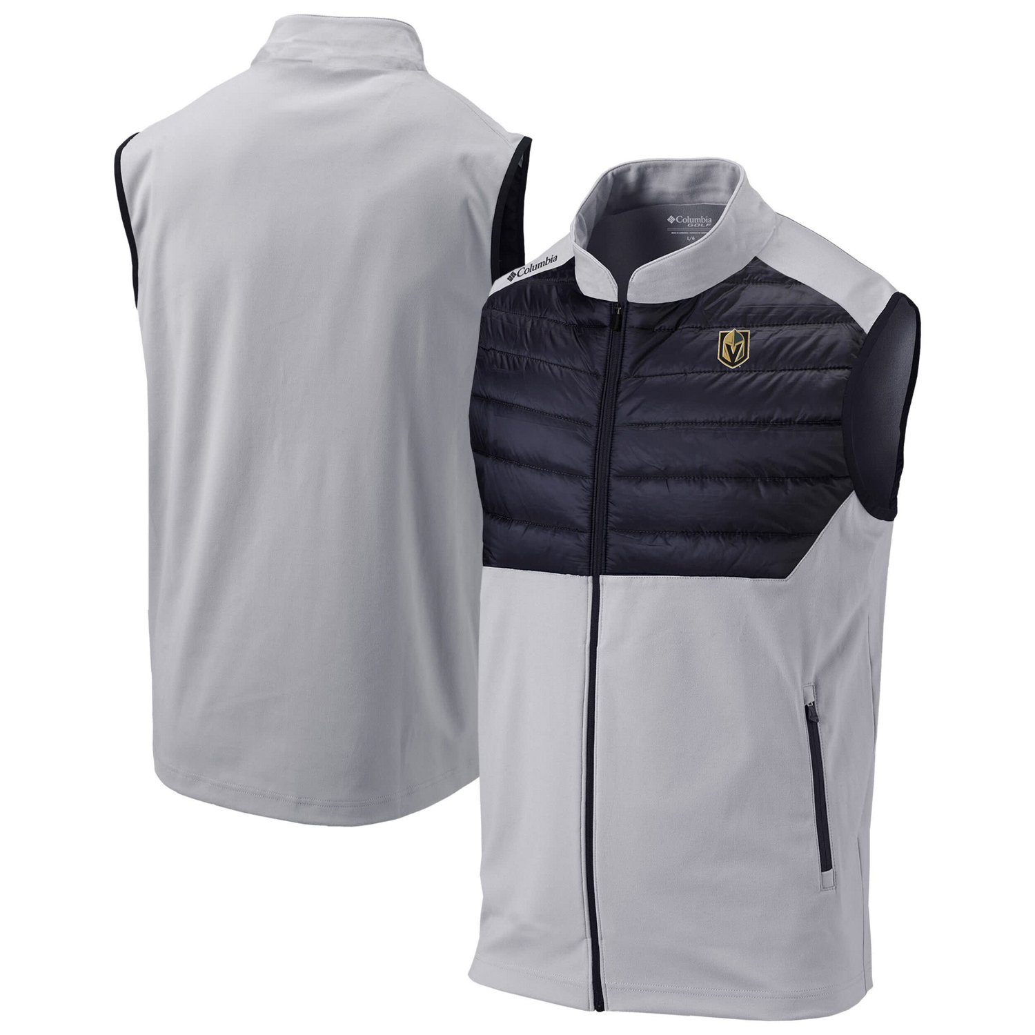 Columbia Vegas Golden Knights In The Element Omni-Wick Full-Zip Vest - view number 1