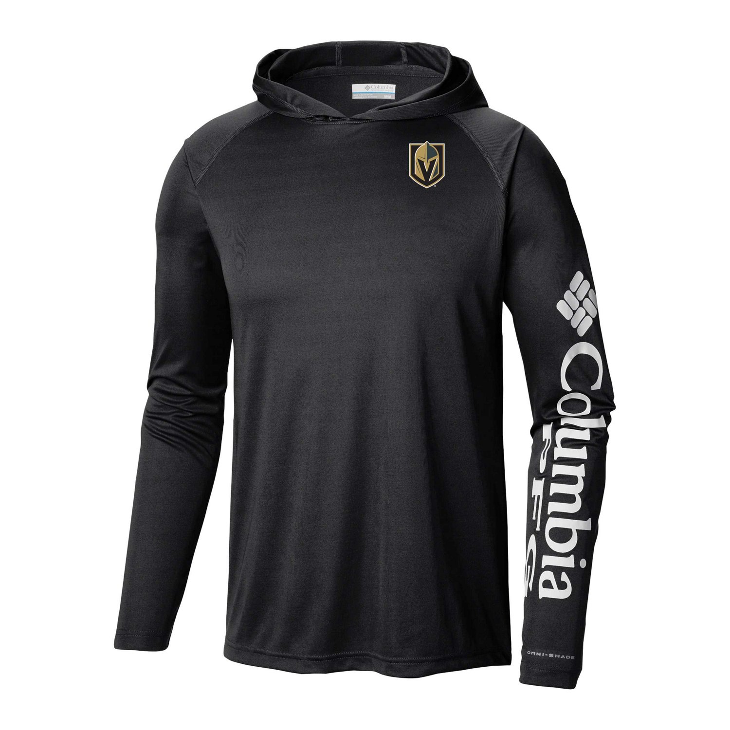 Columbia Vegas Golden Knights Terminal Tackle Omni-Shade Raglan Pullover Hoodie - view number 2