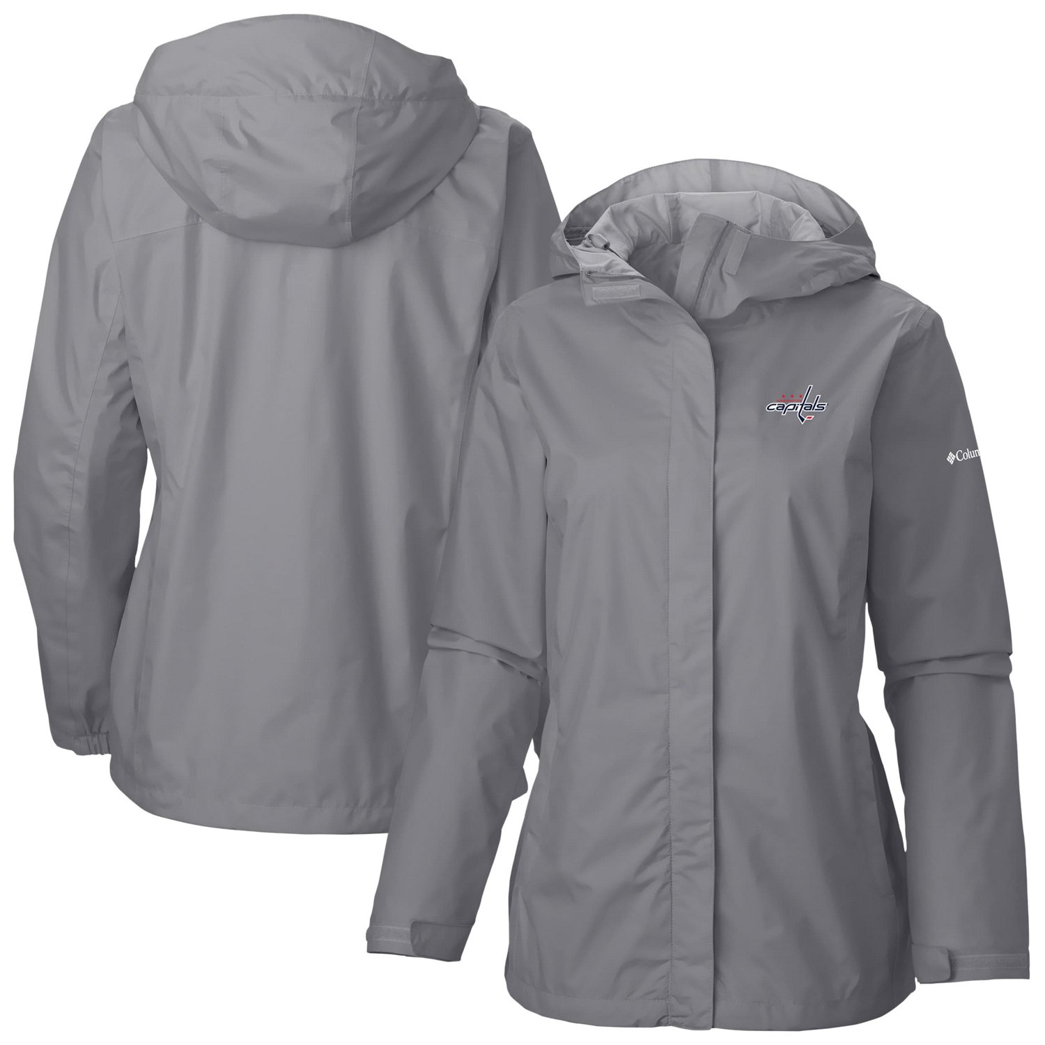 Columbia Washington Capitals Arcadia Omni-Tech Full-Zip Hooded Rain Jacket