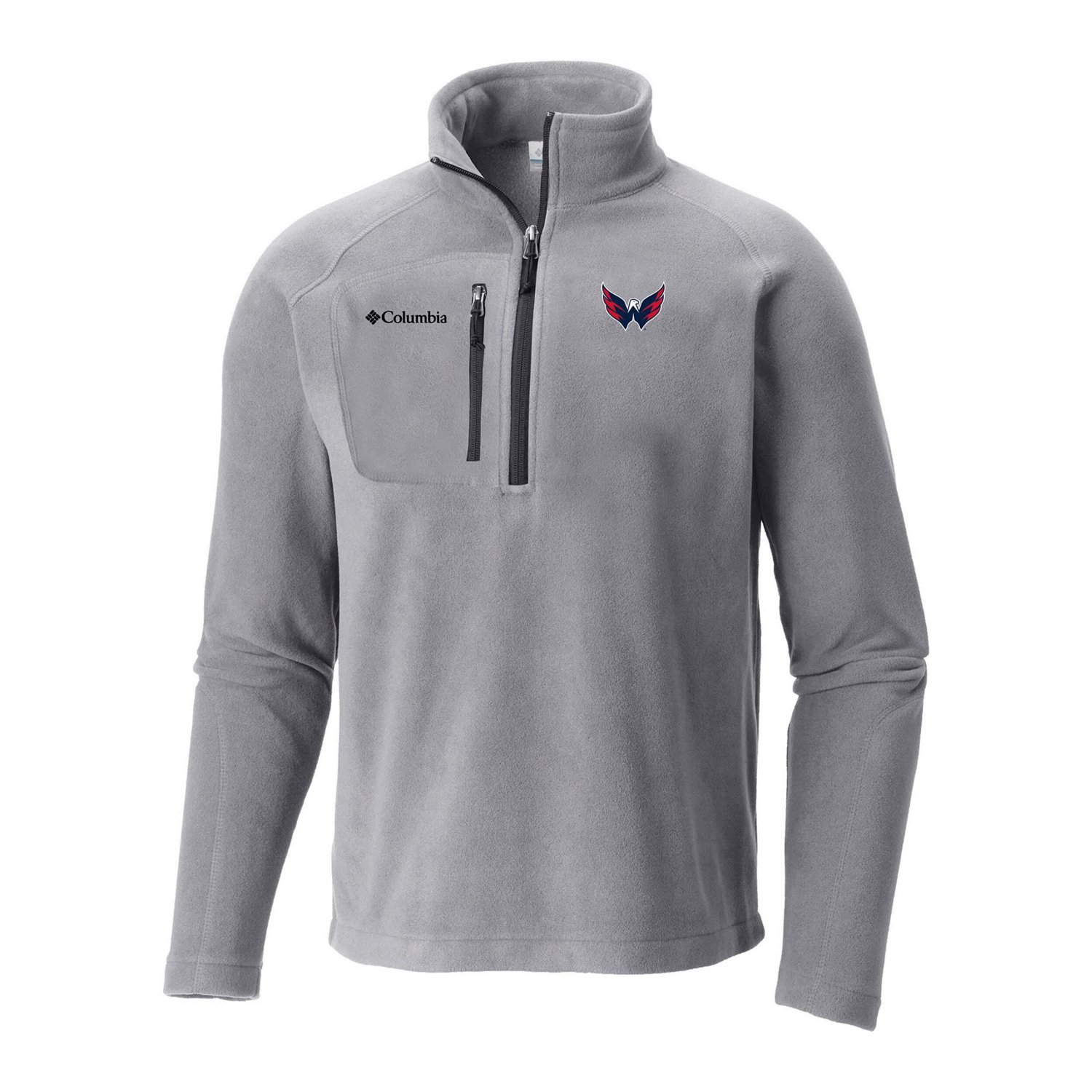 Columbia Washington Capitals Fast Trek III Raglan Half-Zip Fleece Jacket - view number 2