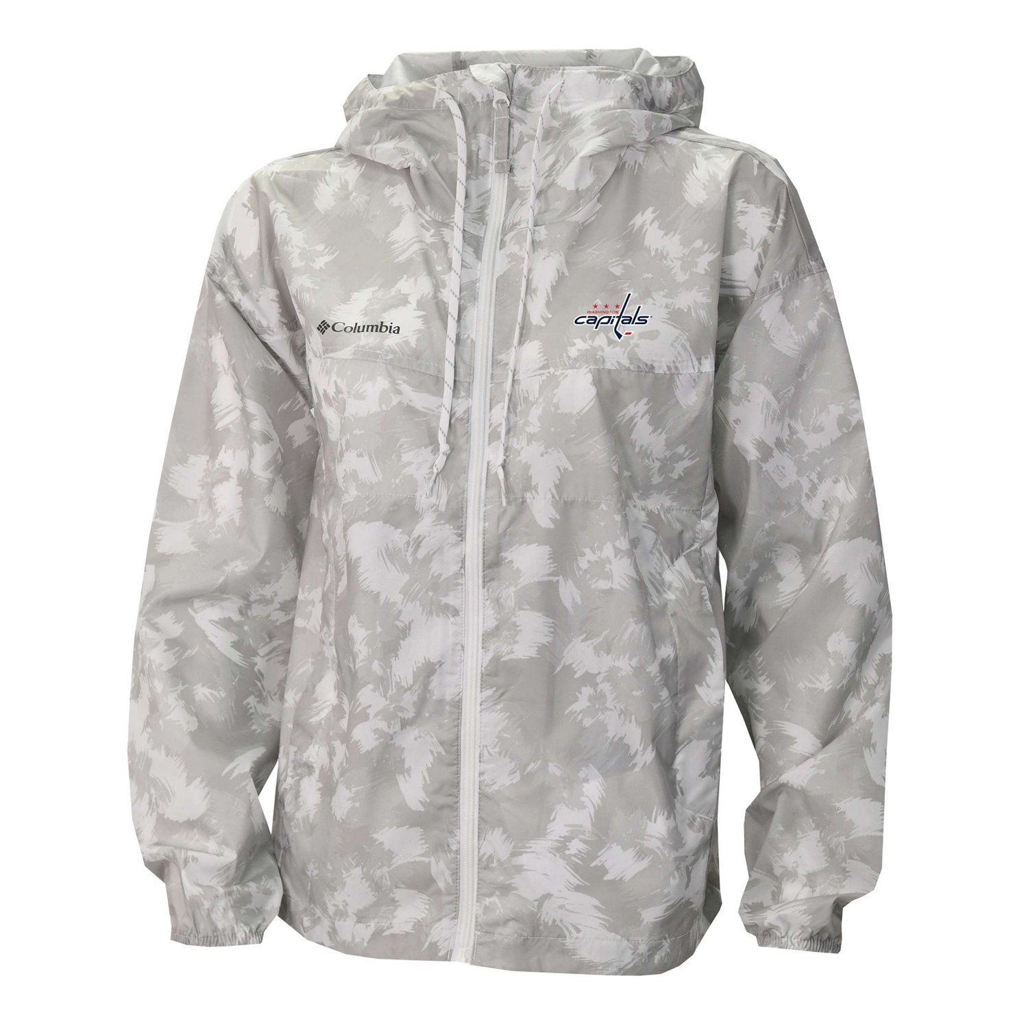 Columbia Washington Capitals Flash Challenger Omni-Shade Full-Zip Windbreaker Jacket                                             - view number 2