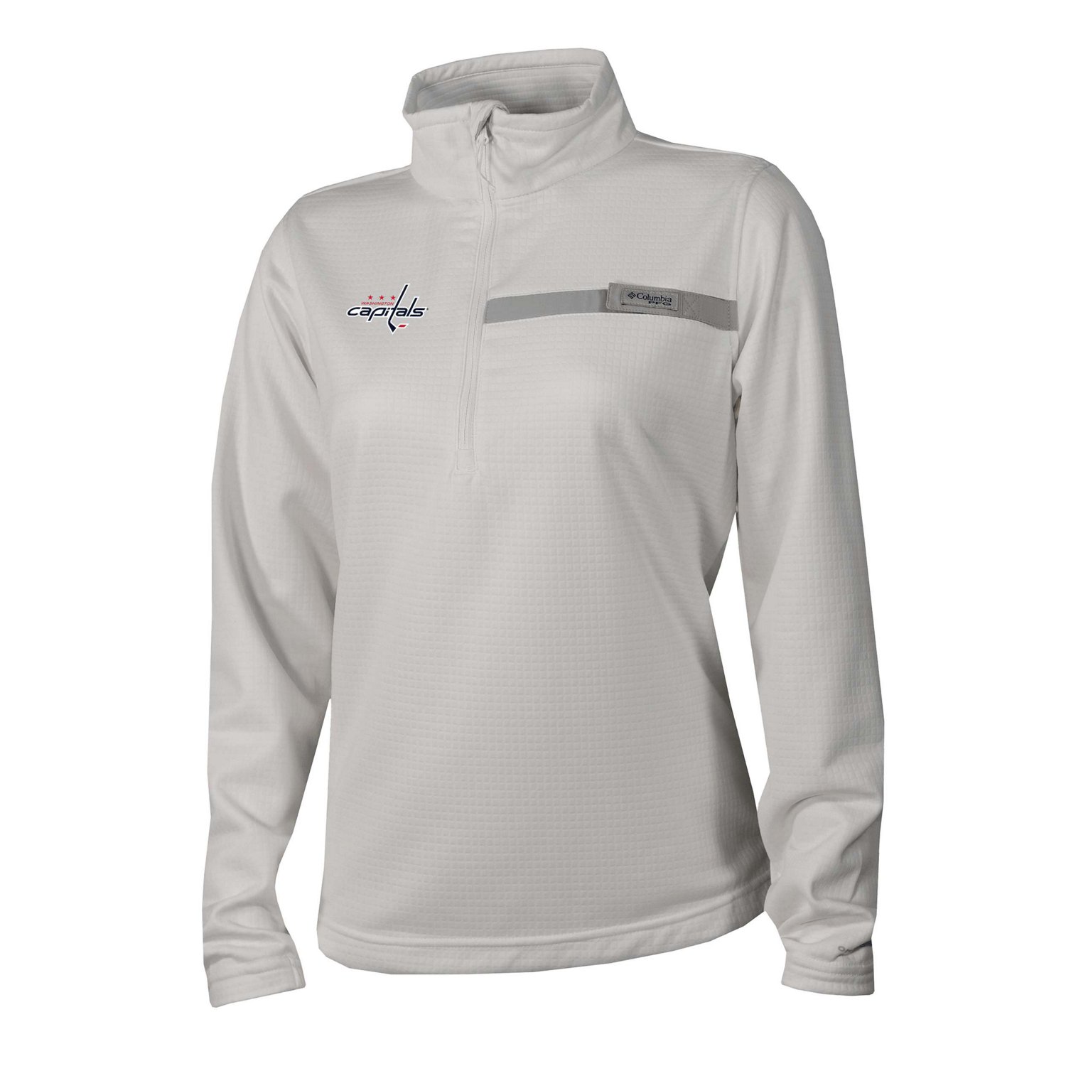 Columbia Washington Capitals Skiff Guide Fleece Omni-Shade Quarter-Zip Jacket                                                    - view number 2