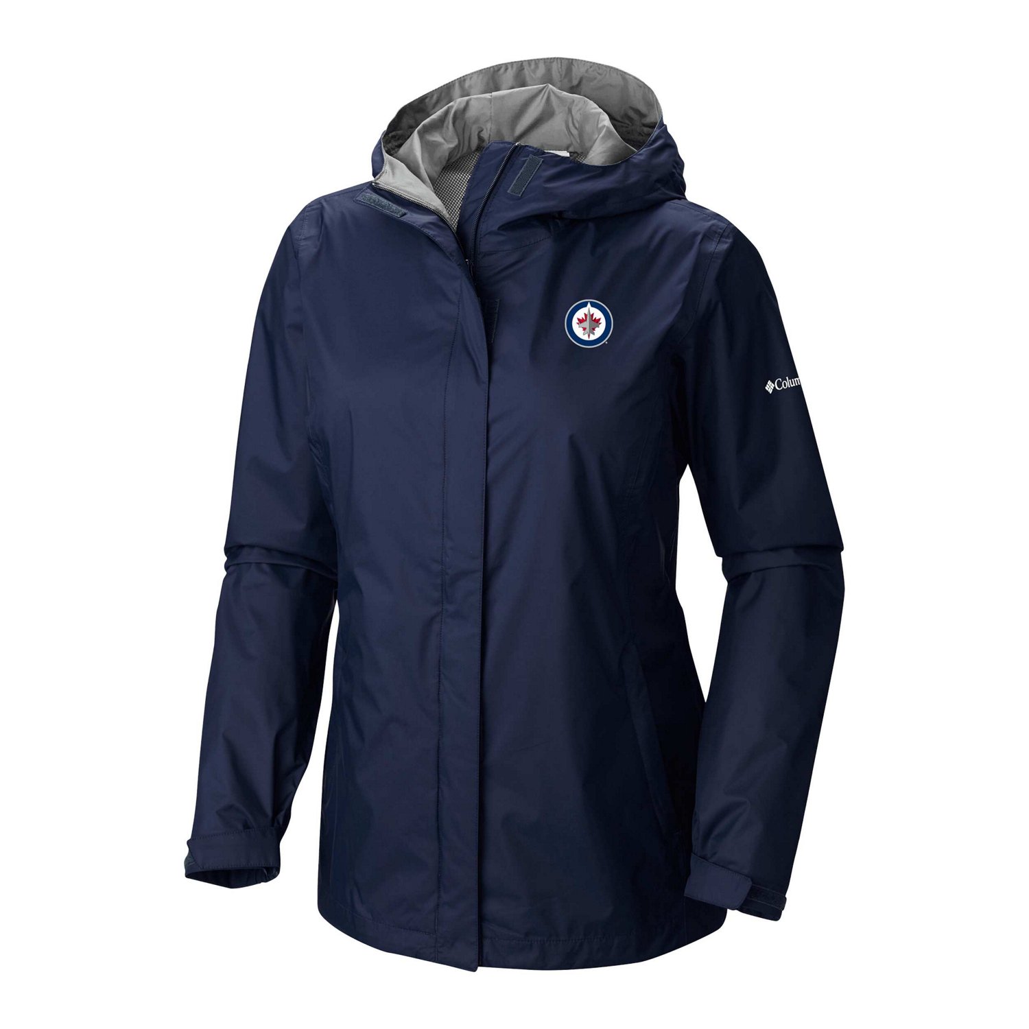 Columbia Winnipeg Jets Arcadia Omni-Tech Full-Zip Hooded Rain Jacket - view number 2