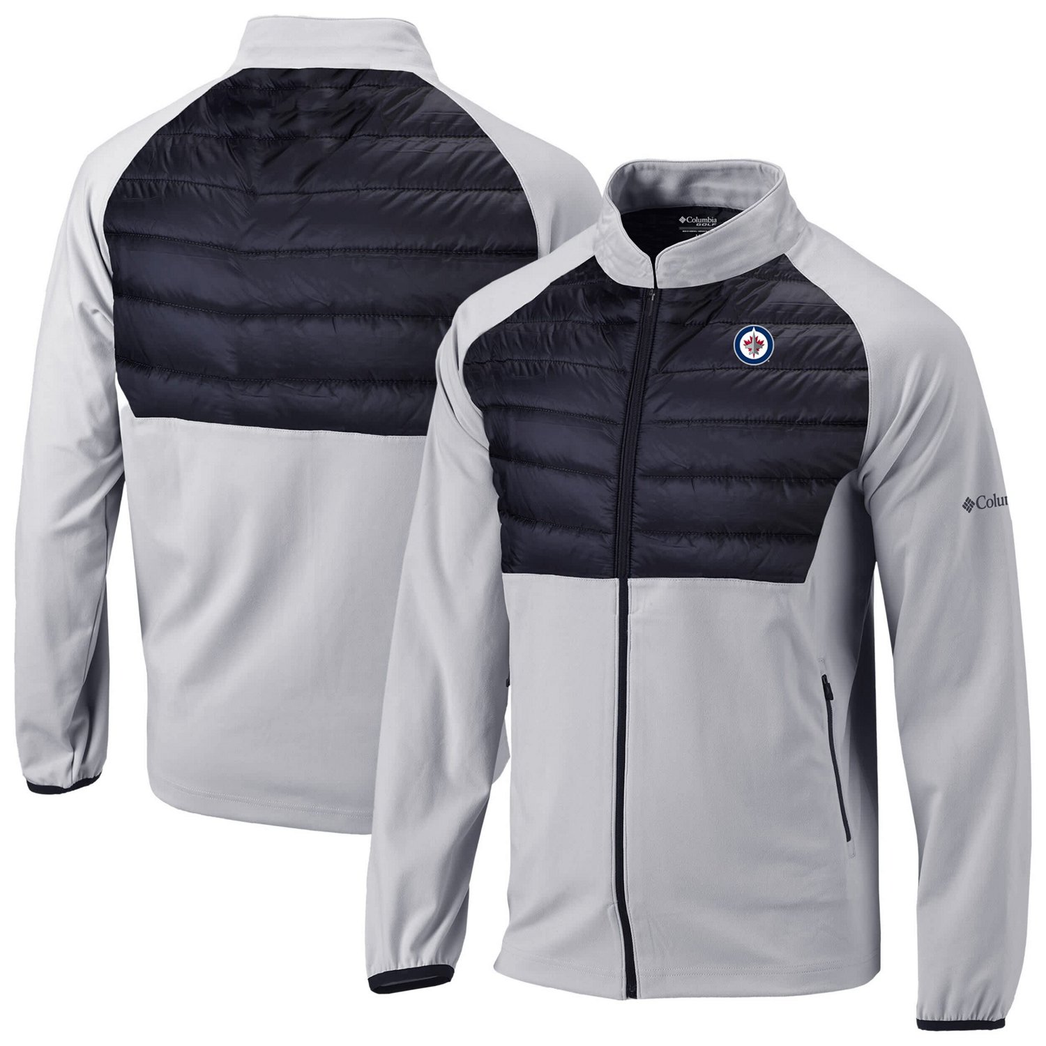Columbia Winnipeg Jets In The Element Full-Zip Raglan Omni-Wick Jacket - view number 1