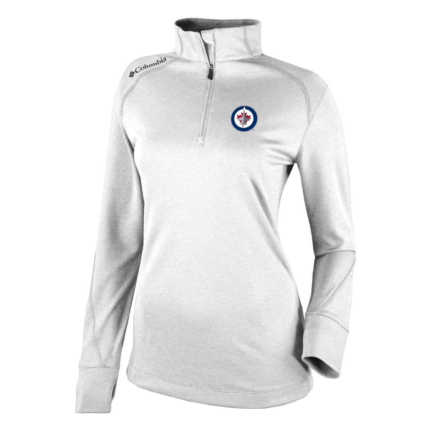 Columbia Winnipeg Jets Omni-Wick Shotgun 20 Quarter-Zip Pullover Top                                                             - view number 2