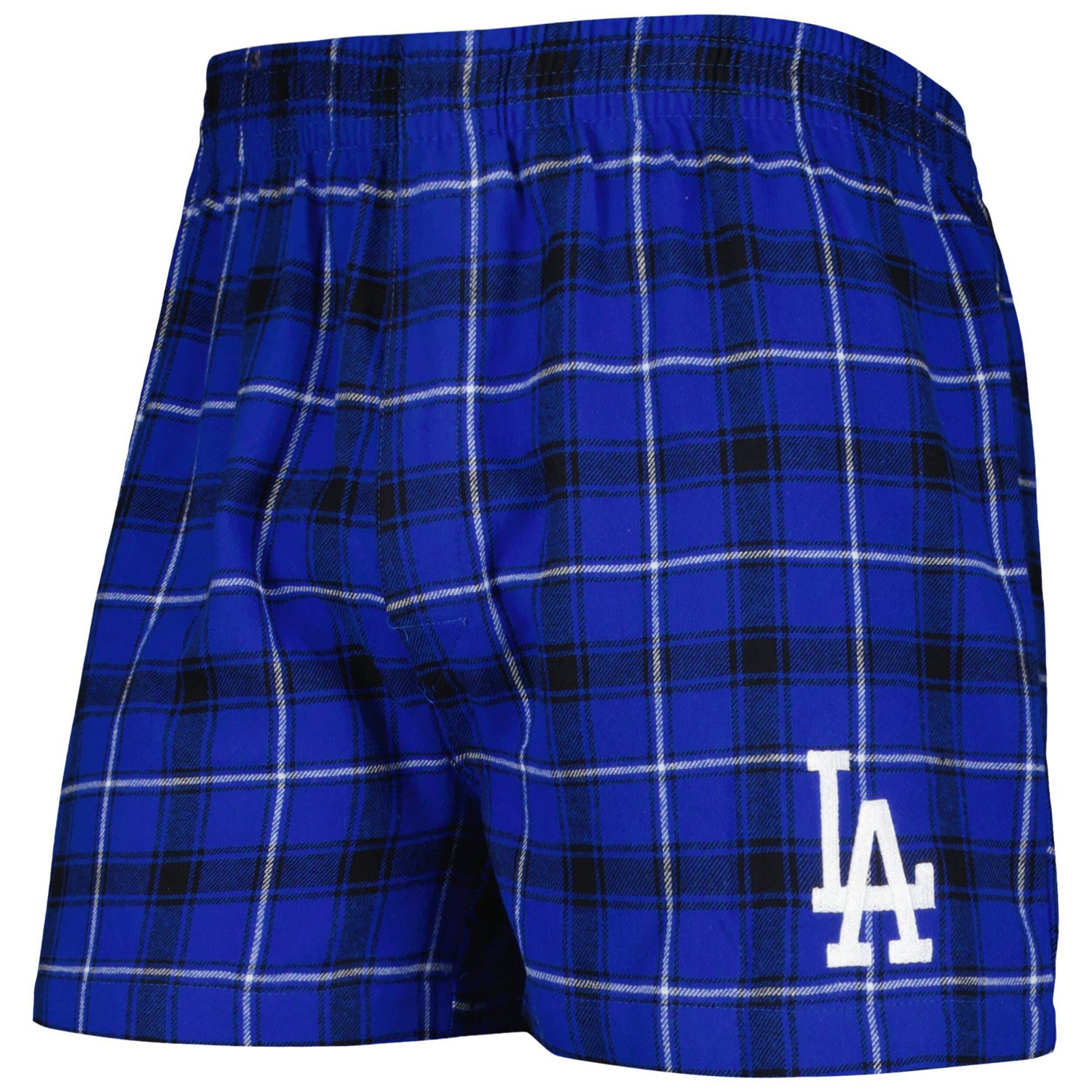Concepts Sport Black Los Angeles Dodgers Ledger Flannel Boxers