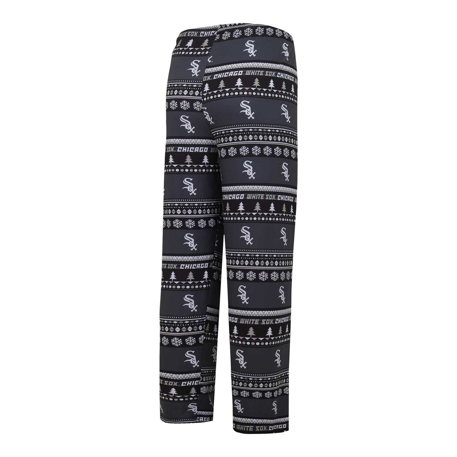 Concepts Sport Chicago White Sox Knit Ugly Sweater Long Sleeve Top  Pants Set - view number 3