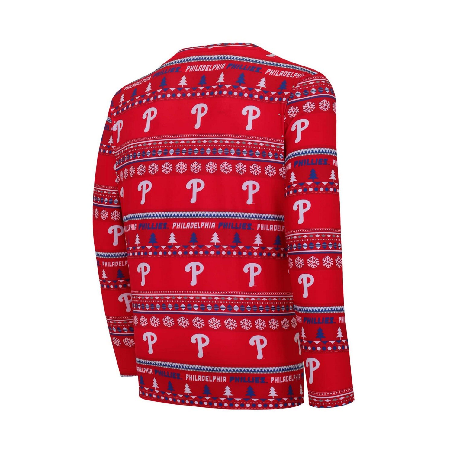 Concepts Sport Philadelphia Phillies Knit Ugly Sweater Long Sleeve Top  Pants Set - view number 2