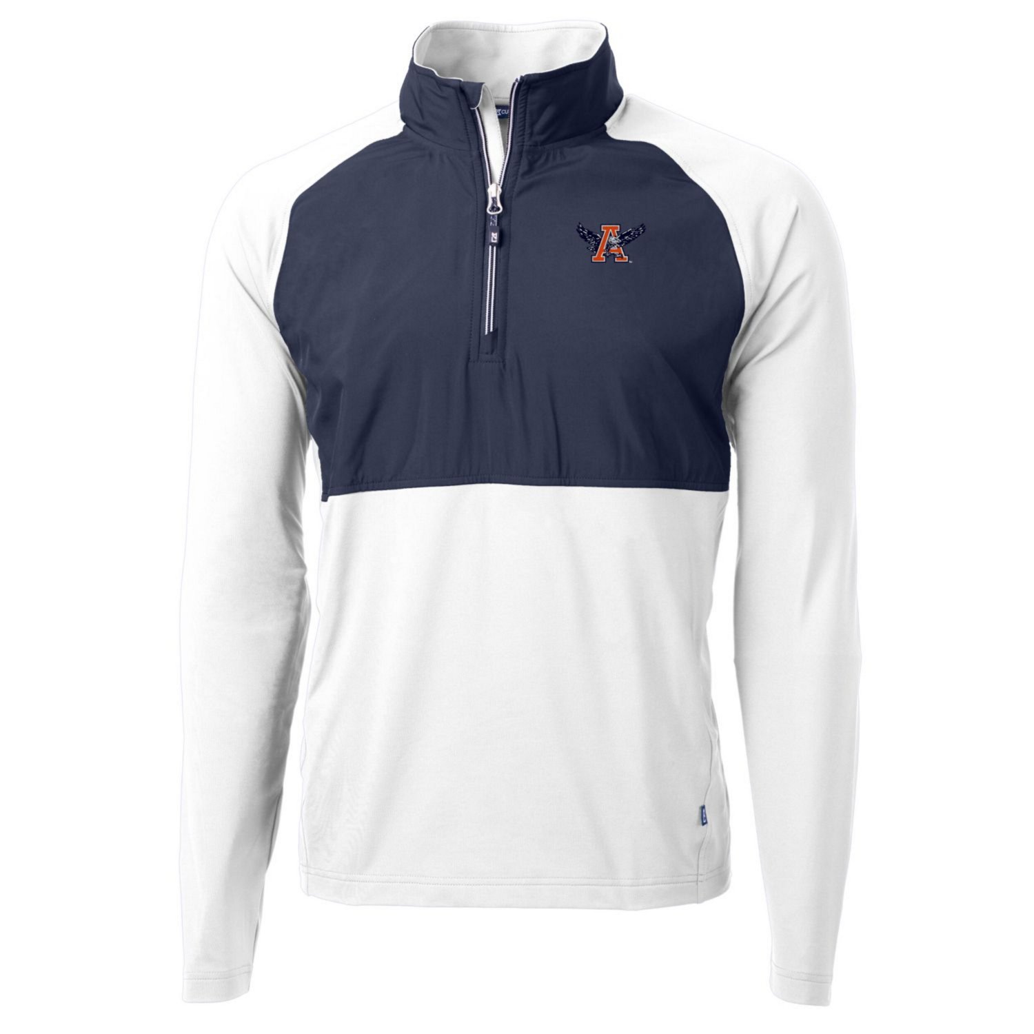 Cutter  Buck / Auburn Tigers Adapt Eco Knit Hybrid Recycled Quarter-Zip Pullover Top - view number 2