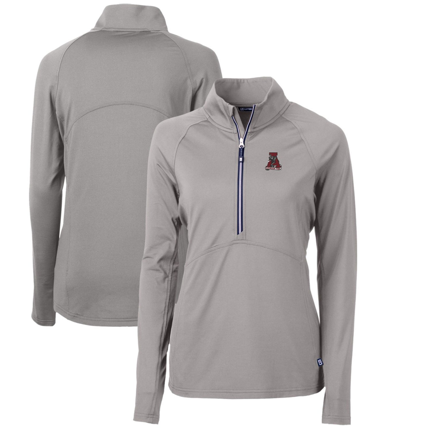Cutter  Buck Alabama Crimson Tide Adapt Eco Knit Stretch Recycled Half-Zip Pullover Top - view number 1
