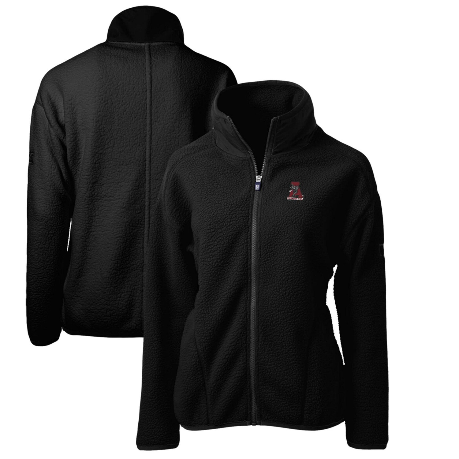 Cutter  Buck Alabama Crimson Tide Cascade Eco Sherpa Full-Zip Fleece Jacket                                                      - view number 1
